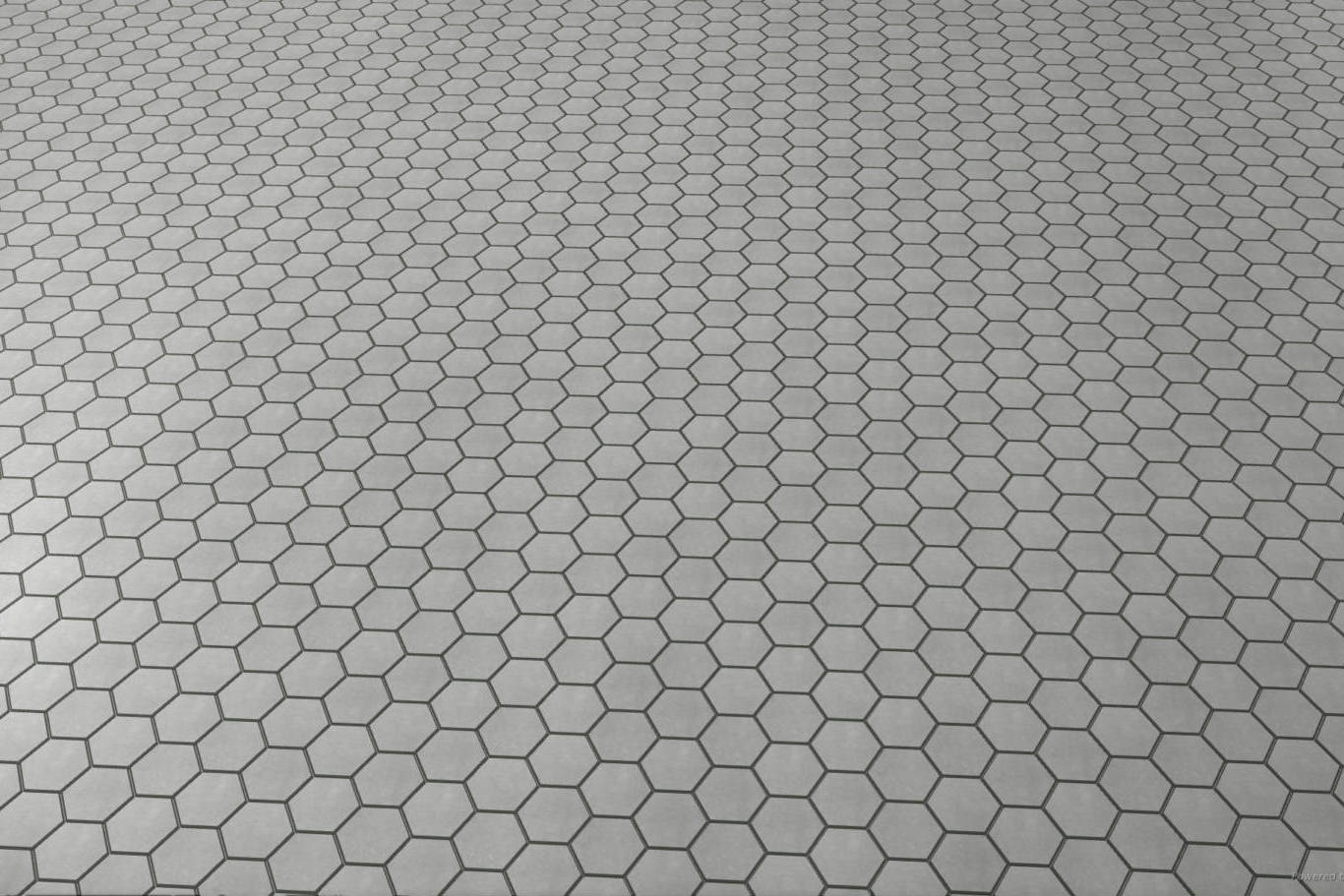 Ashland Grey Hexagon 3X3 | In Home Stone