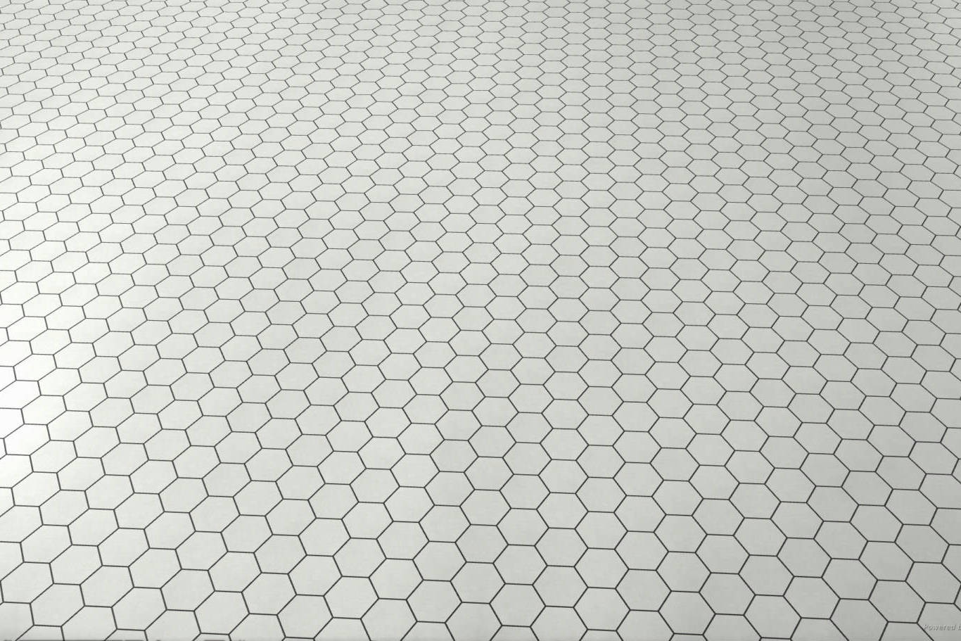 Ashland White Hexagon 3X3 | In Home Stone