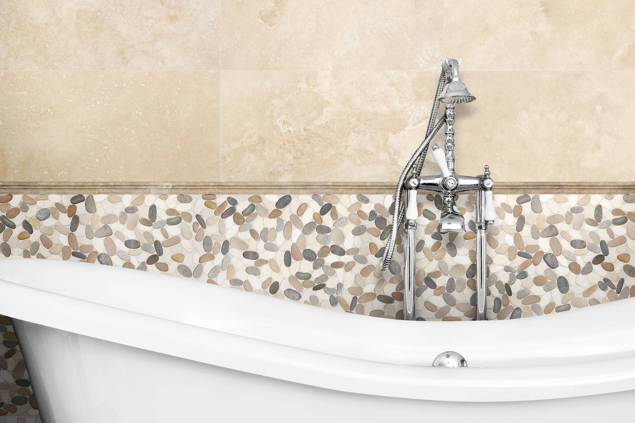 BLISS ZEN PEBBLE MOSAICS | In Home Stone