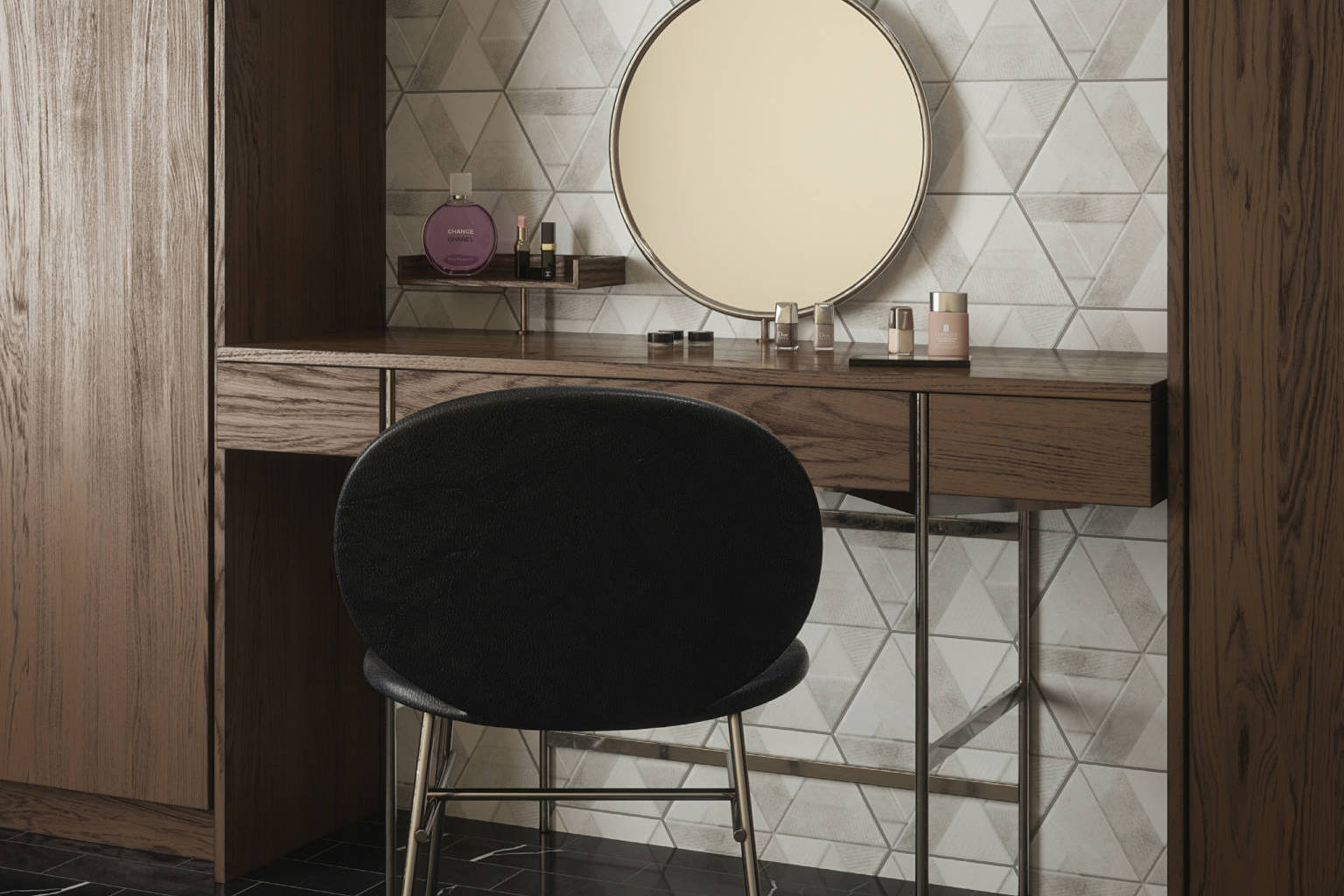 Contour Hex Field Tile | In Home Stone