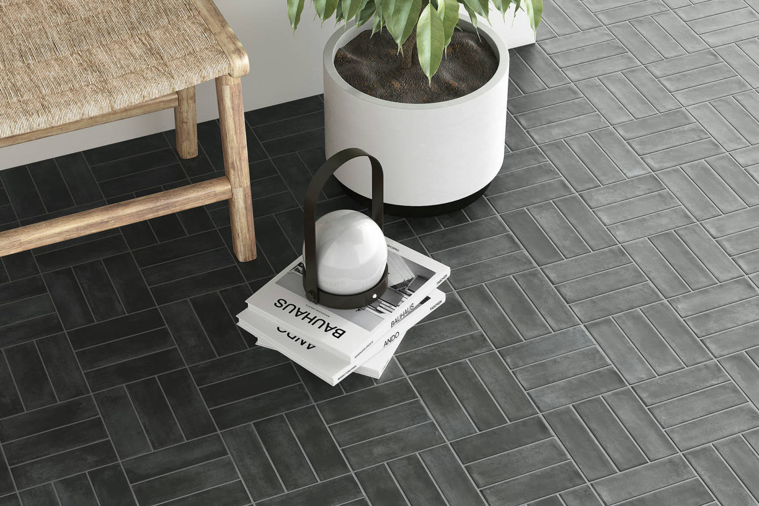 Lisbon 2X6 Graphite | In Home Stone