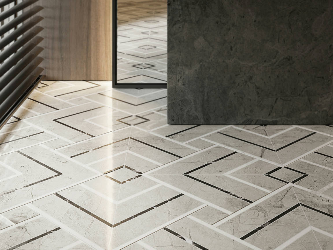 Luxury Roma Argento Picco Mosaic 3 | In Home Stone