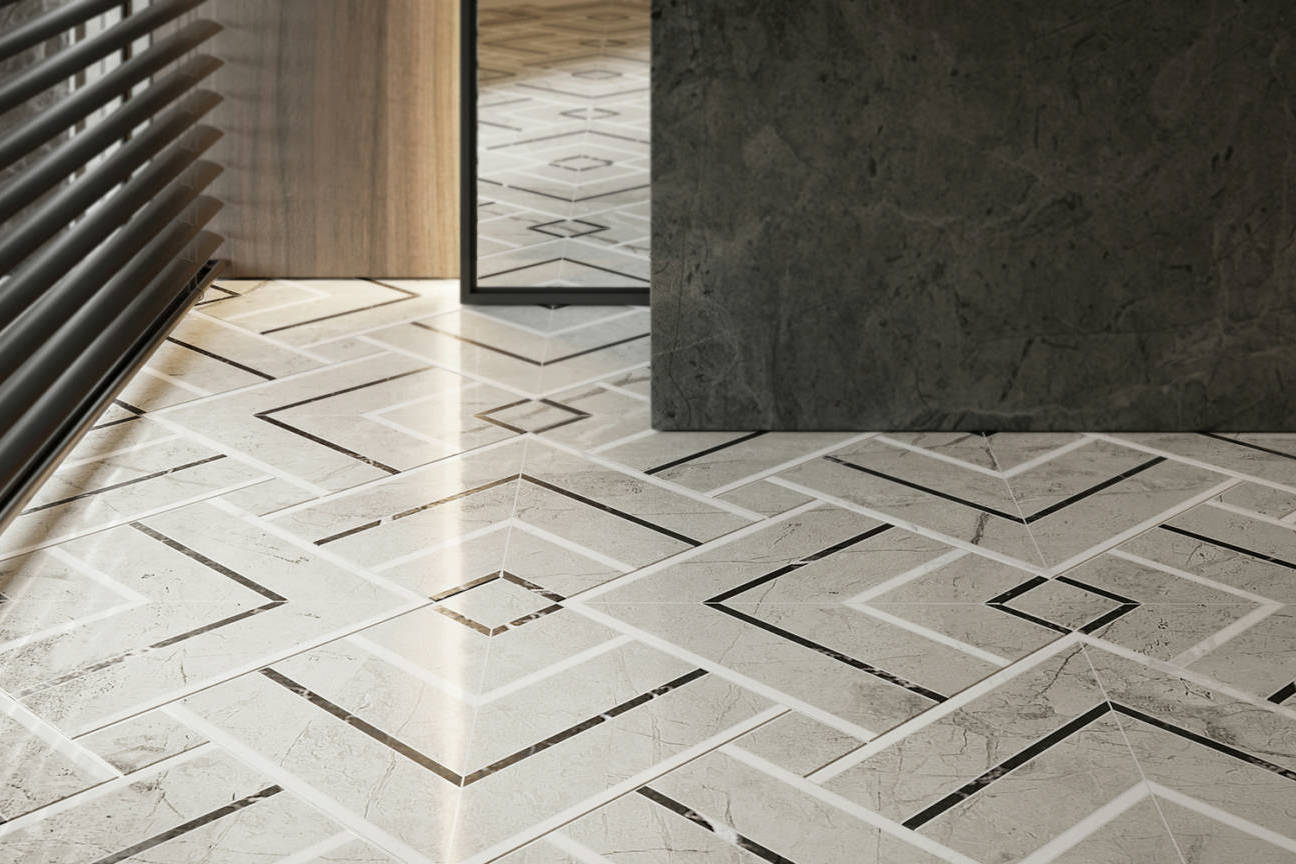 Luxury Roma Argento Picco Mosaic 3 | In Home Stone