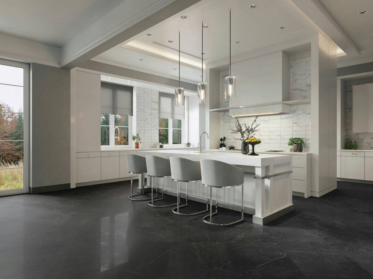 Luxury Tivoli Nero | In Home Stone