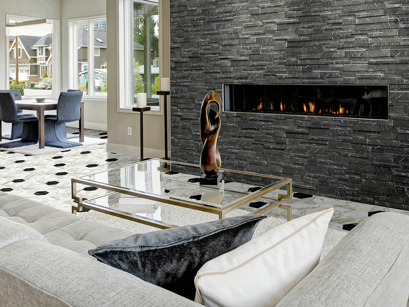 Milan Dante Nero 0 | In Home Stone