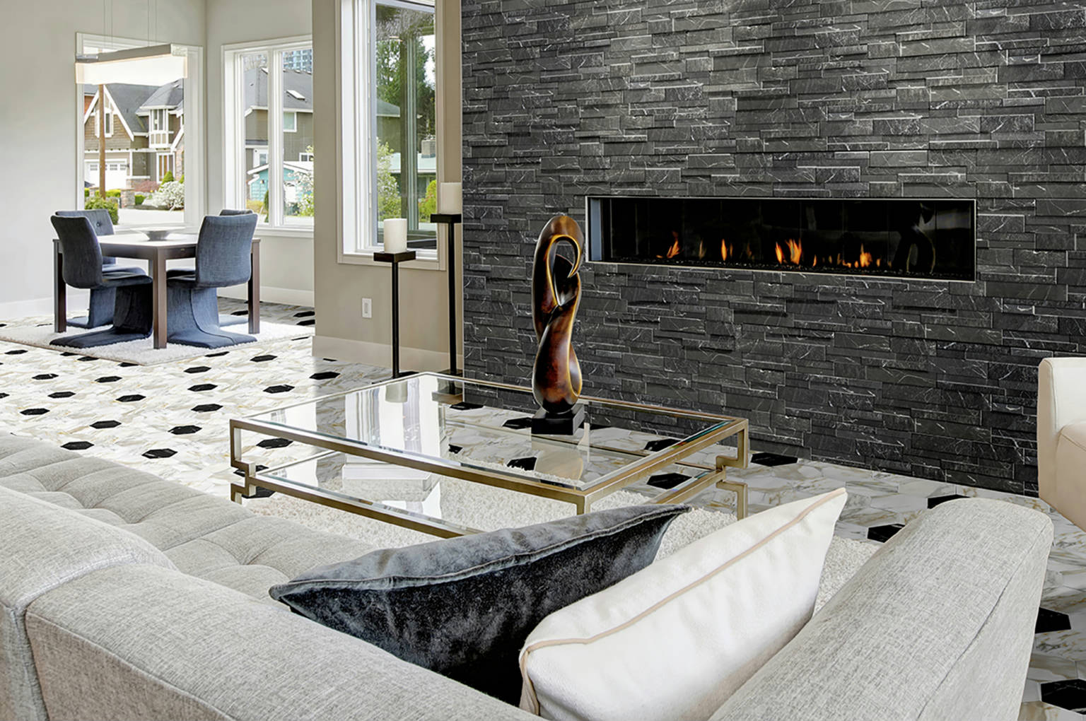 Milan Dante Nero 0 | In Home Stone