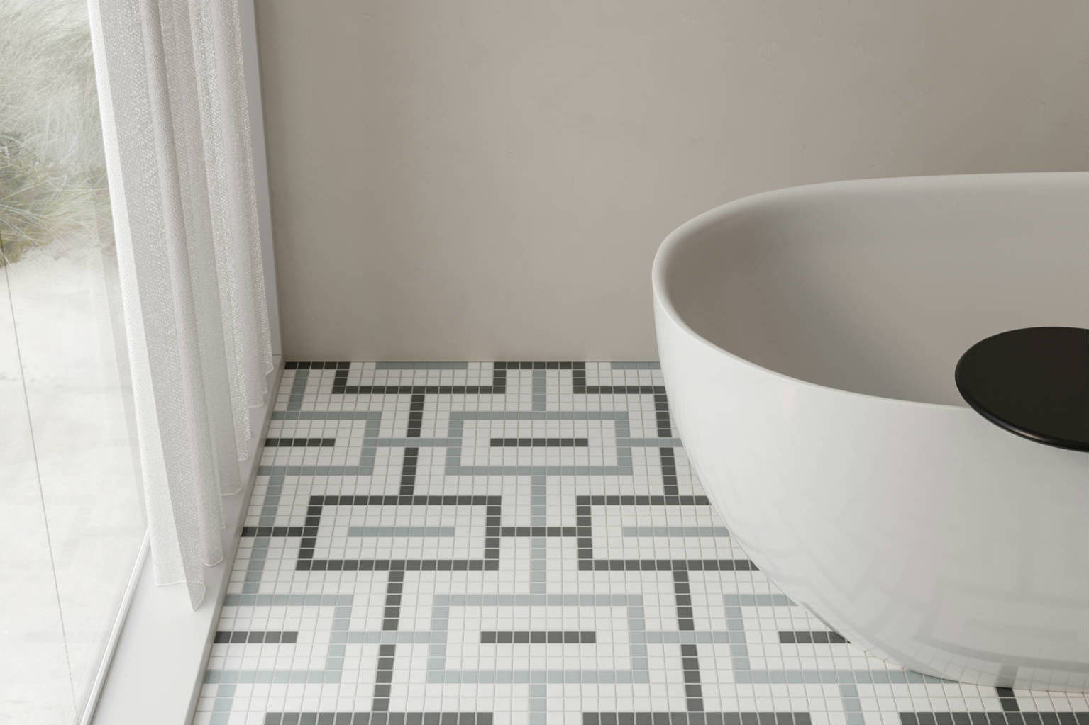 Traditions Dawn Chain Mosaic 4 | In Home Stone