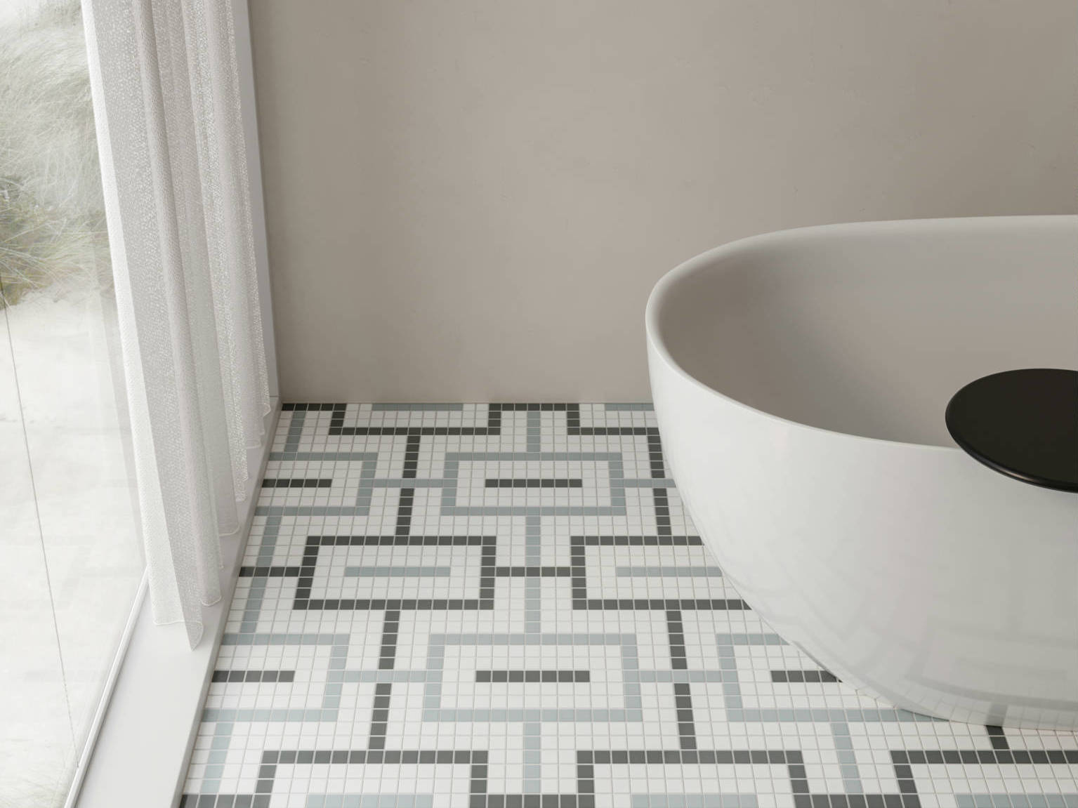 Traditions Dawn Chain Mosaic 4 | In Home Stone