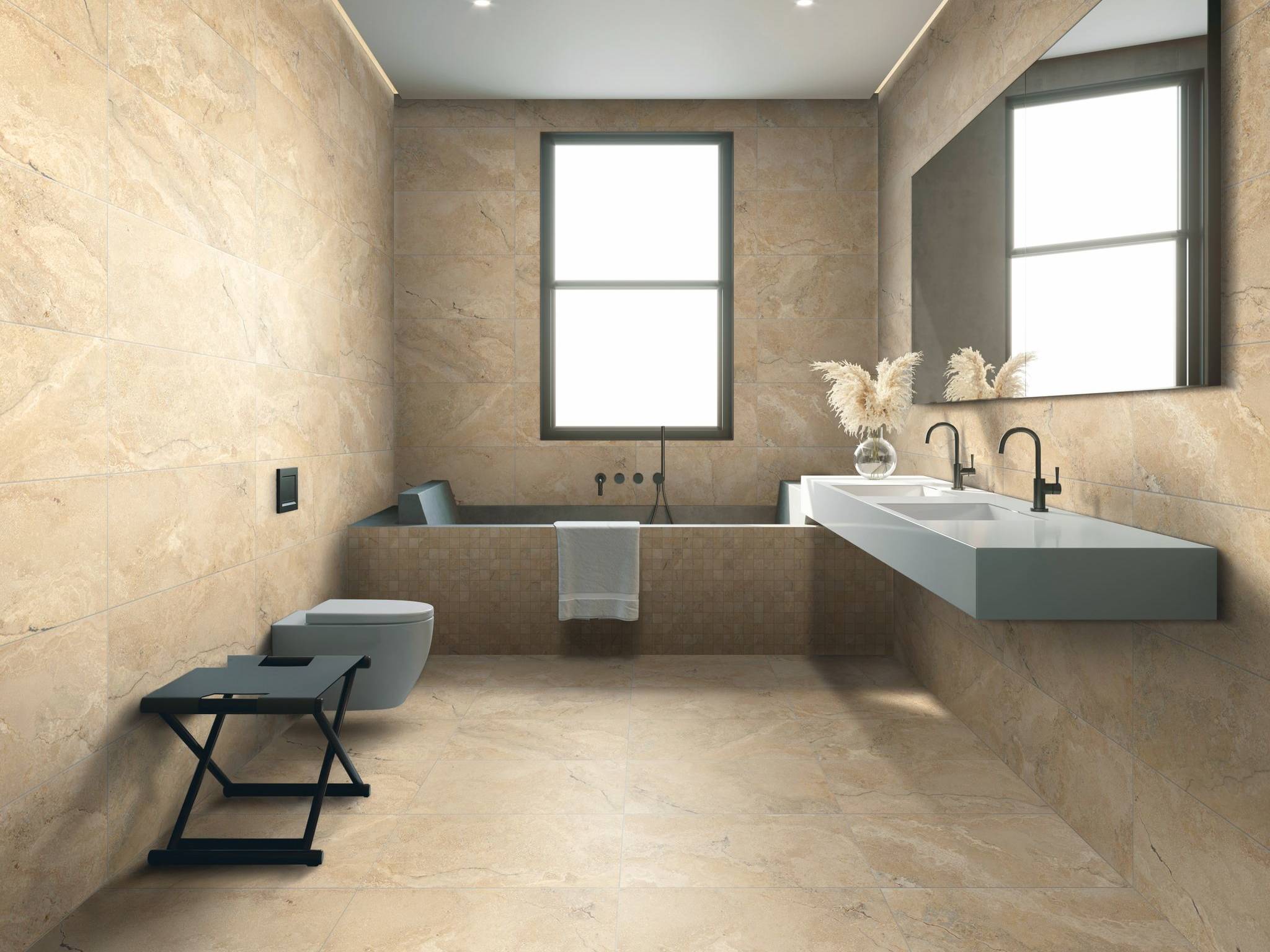 Portofino 12x24F Beige | In Home Stone