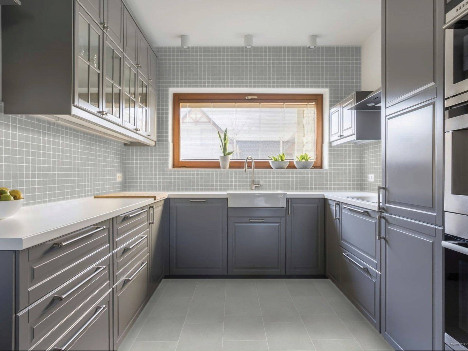 Concord Fog Matte 13x13 & 2x2 | In Home Stone