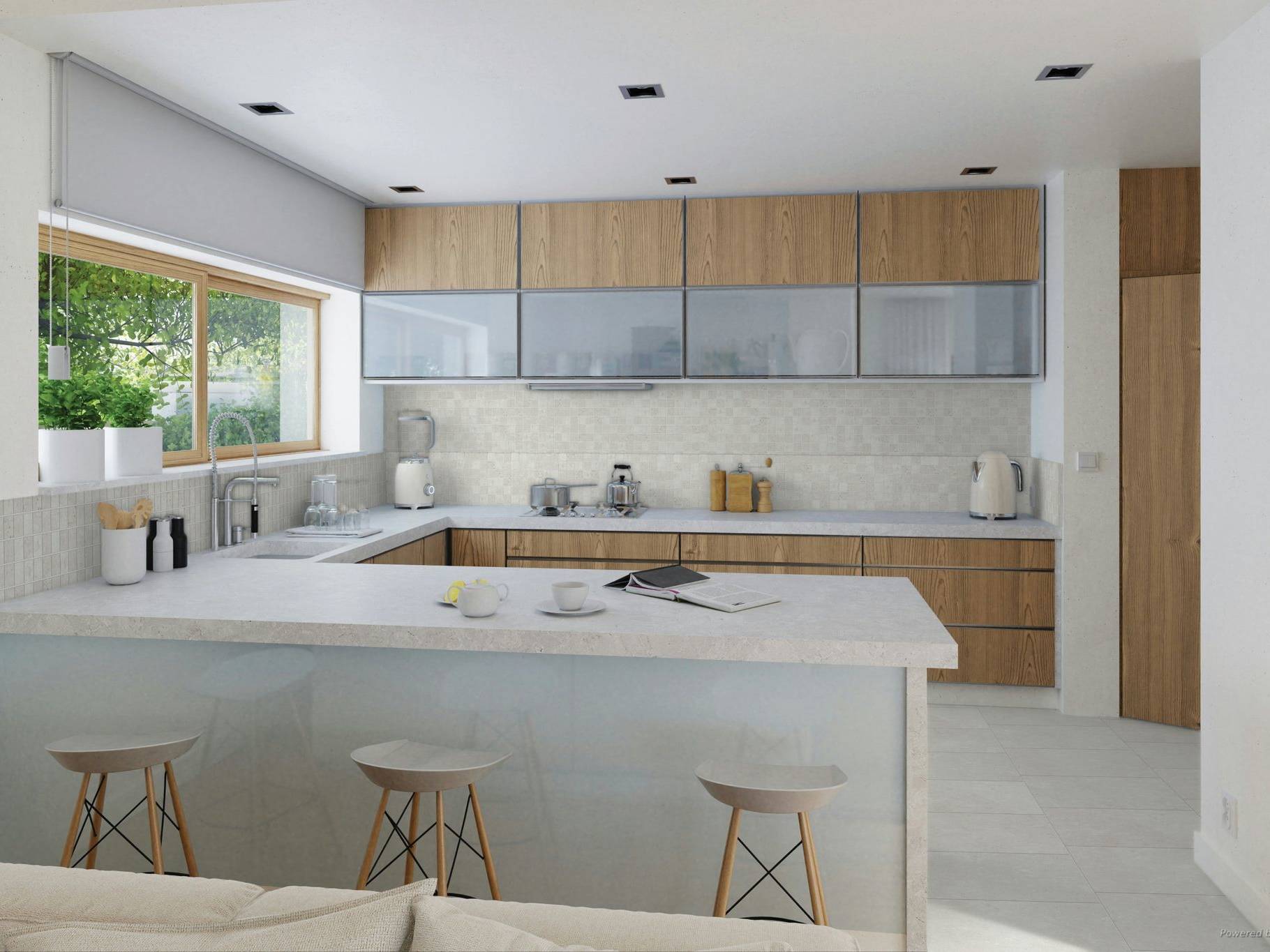 Denver Pearl Matte 20x20 - 2x2 | In Home Stone