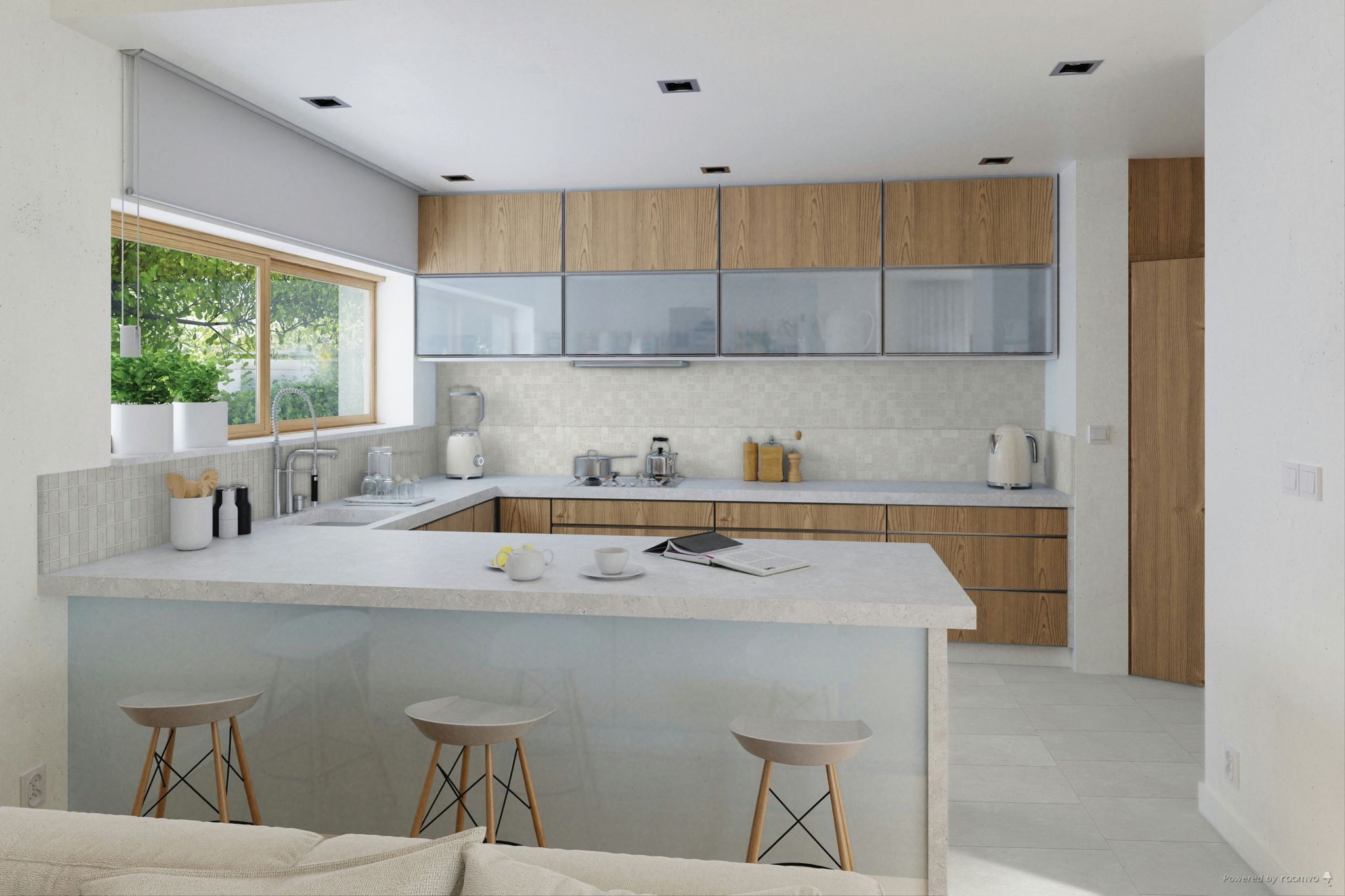 Denver Pearl Matte 20x20 - 2x2 | In Home Stone