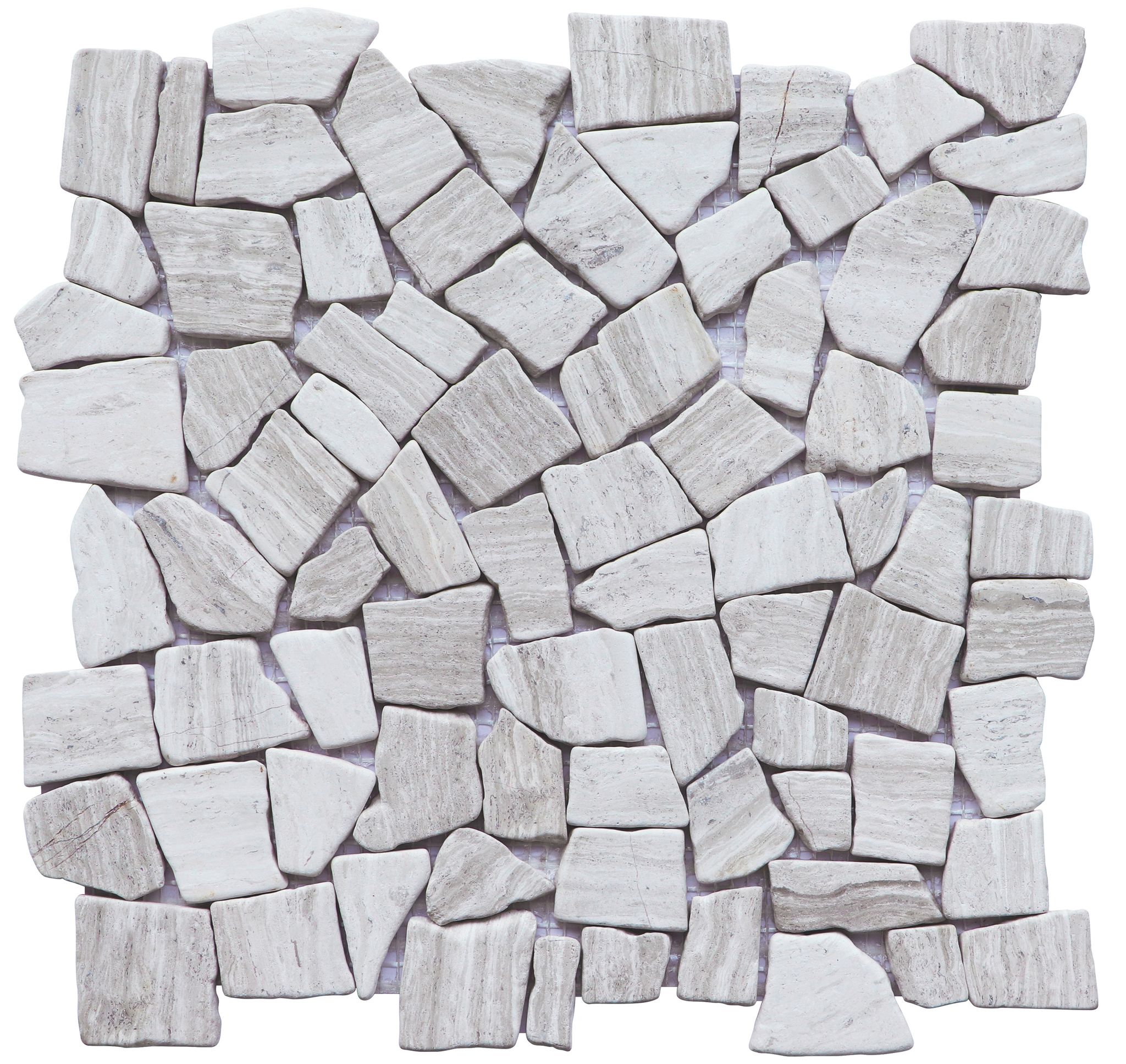 Beige Limestone Matte Mini Opus Interlocking | In Home Stone