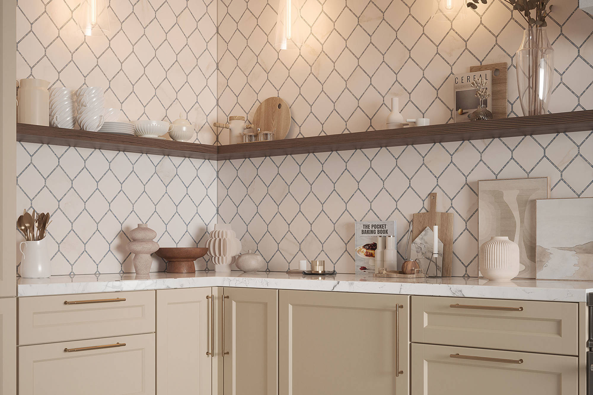 Elm Blue Mosaic 1 | In Home Stone