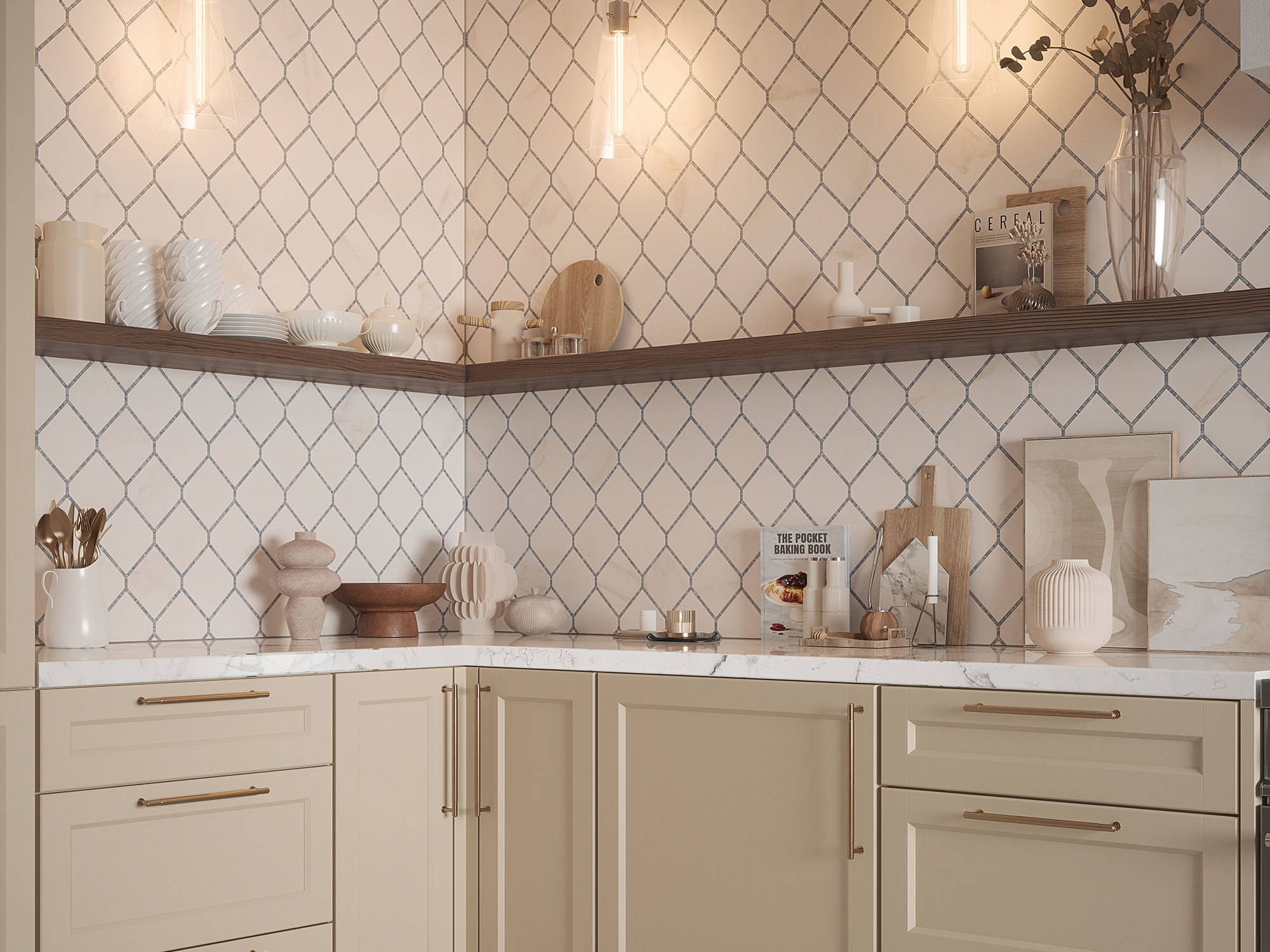 Elm Blue Mosaic 1 | In Home Stone