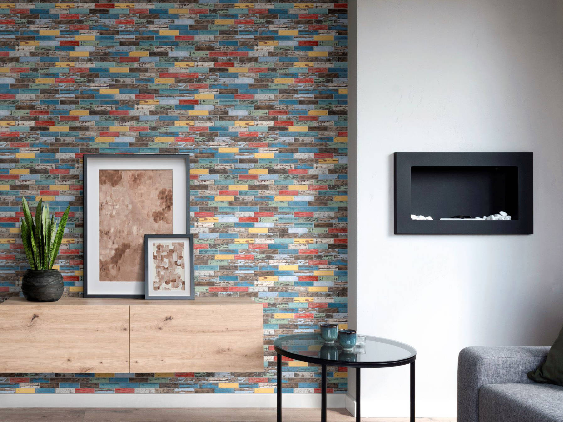 Multicolor Wood 1.1 | In Home Stone
