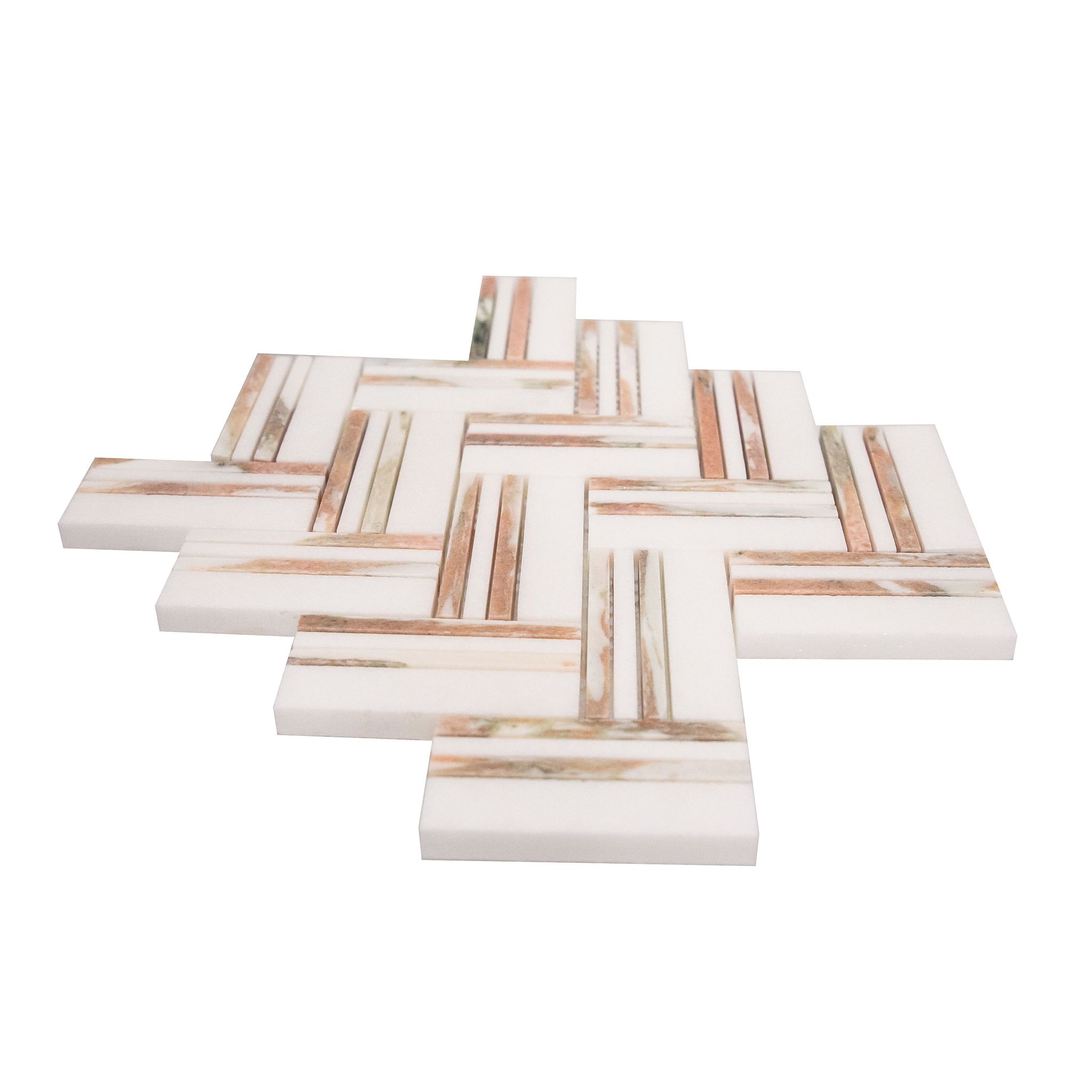 Rosey Weave Mosaic | In Home Stone