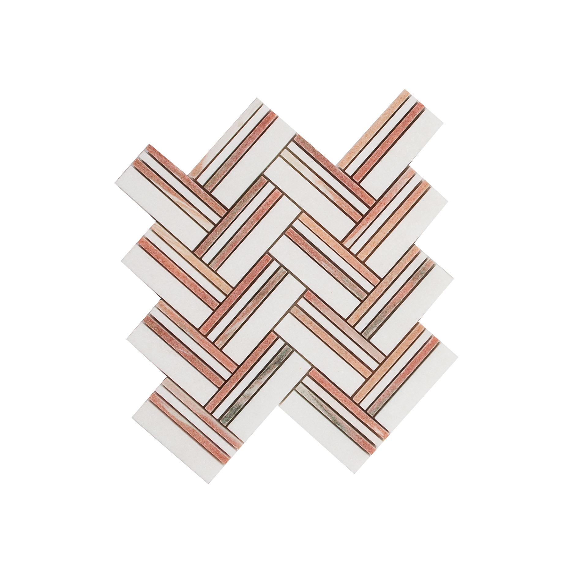 Rosey Weave Mosaic | In Home Stone