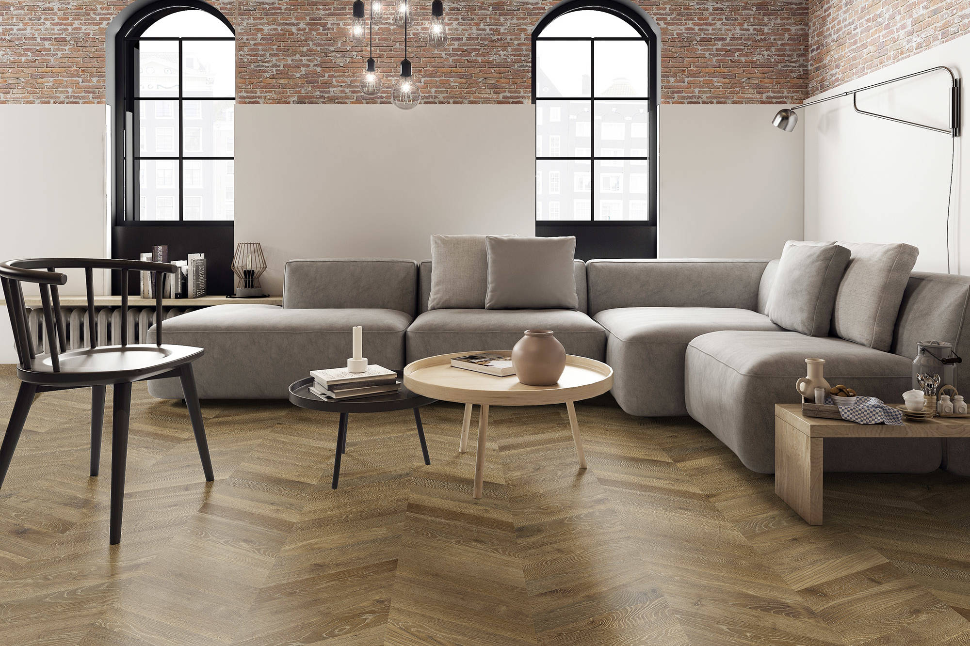 True Earth Chevron 4 | In Home Stone