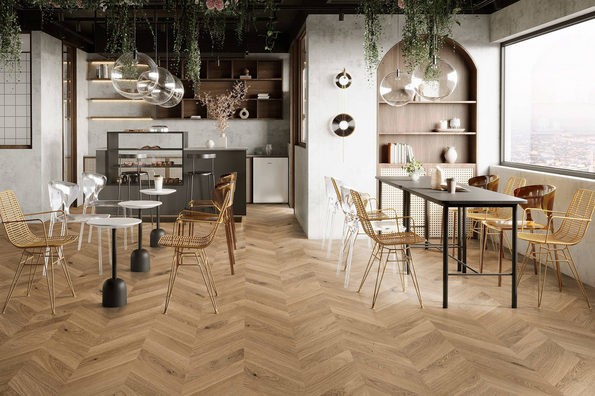 True Earth Chevron 7 | In Home Stone