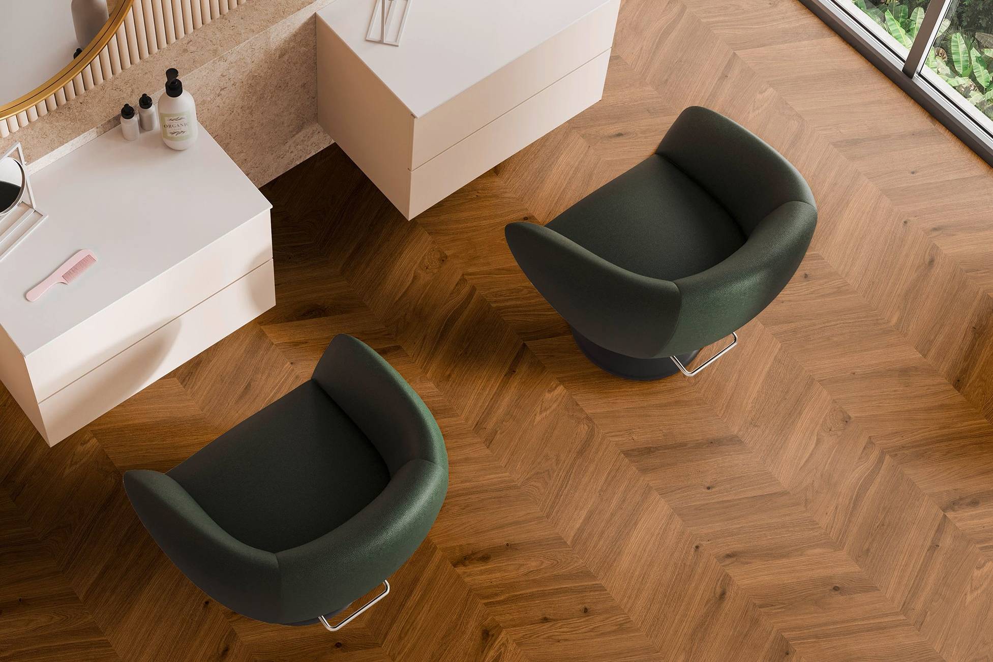 True Earth Chevron 9 | In Home Stone