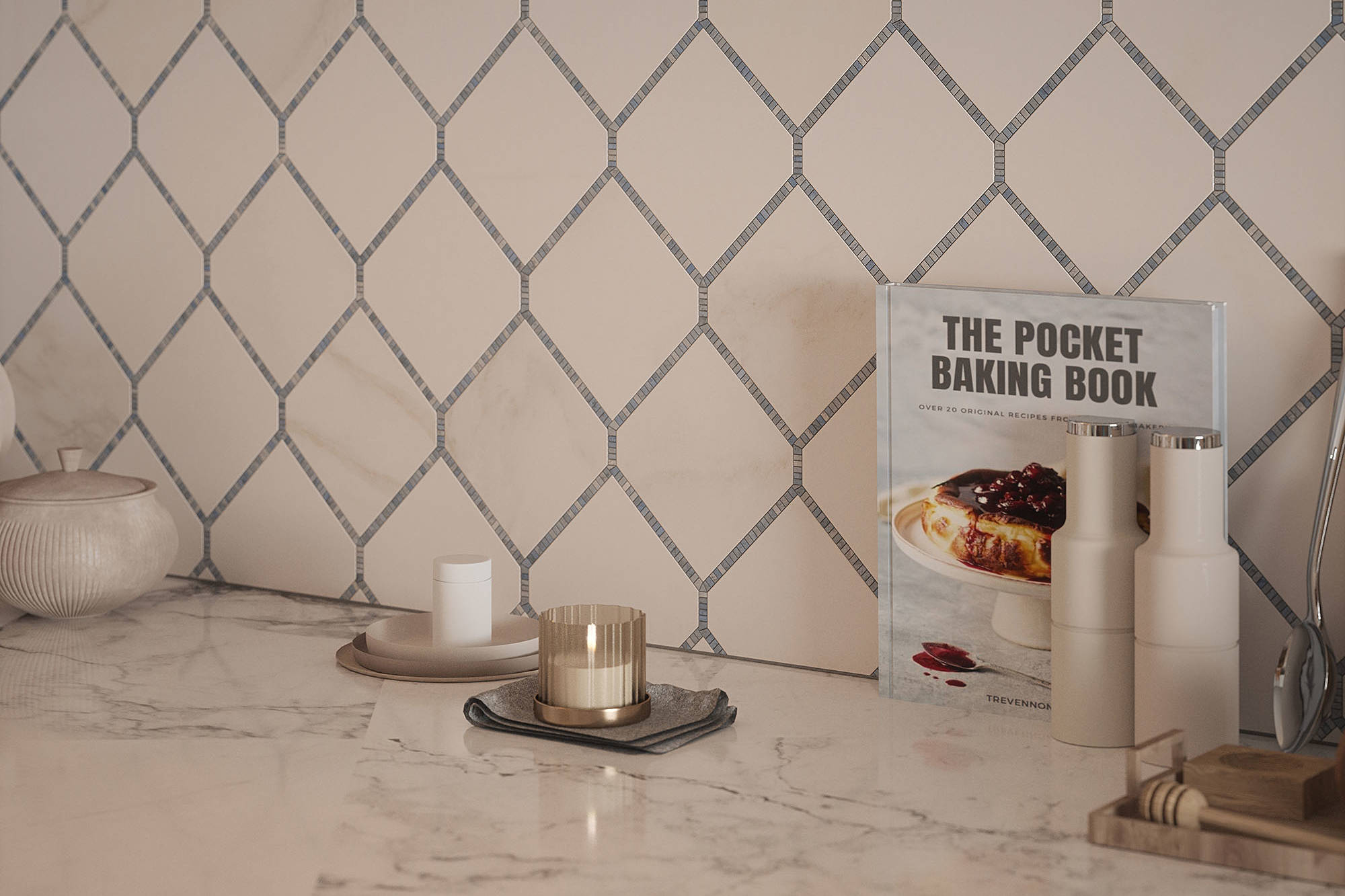 Elm Blue Mosaic 0 | In Home Stone