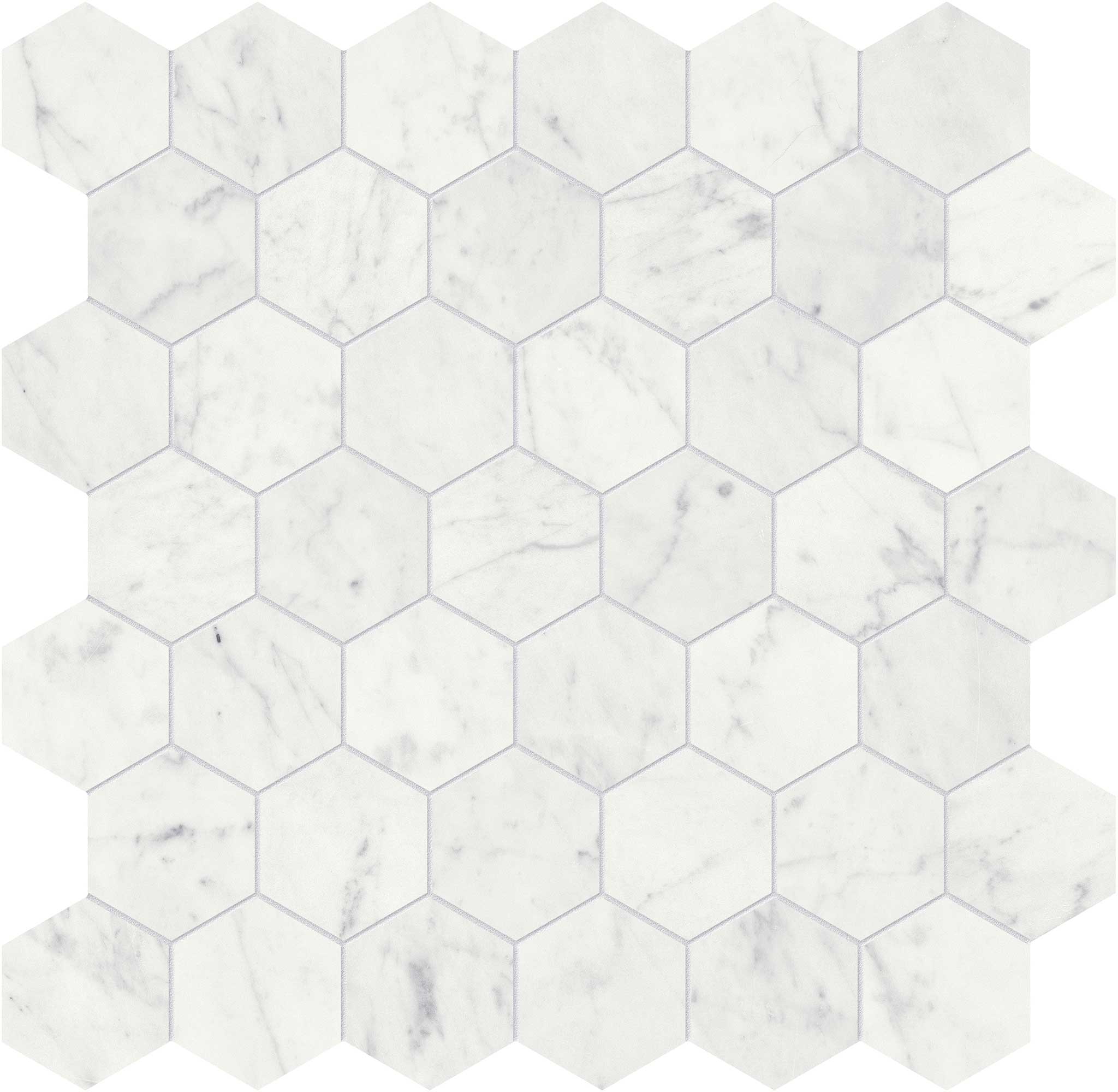 Eterna Bianco 2 Polished Hexagon Mosaic | In Home Stone