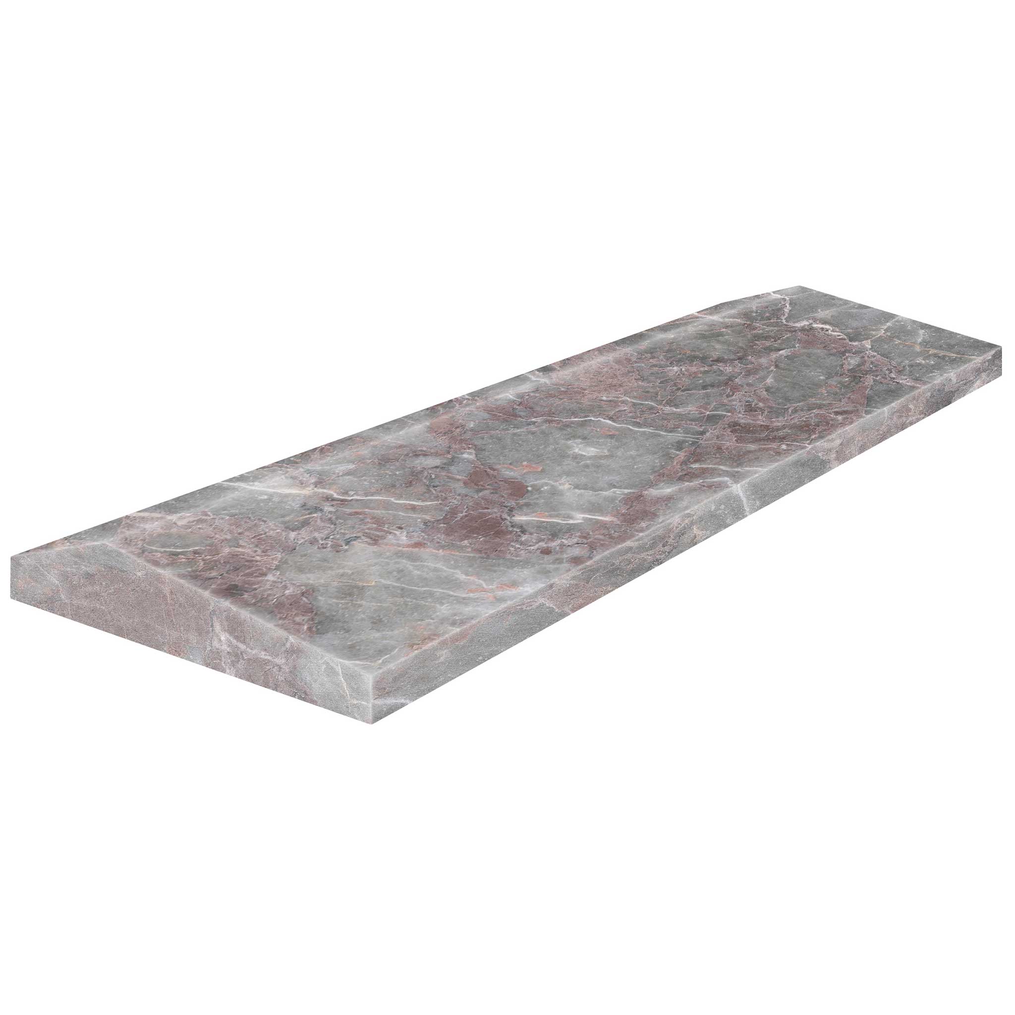 Sereno Burgundy 4x12 Prisma | In Home Stone