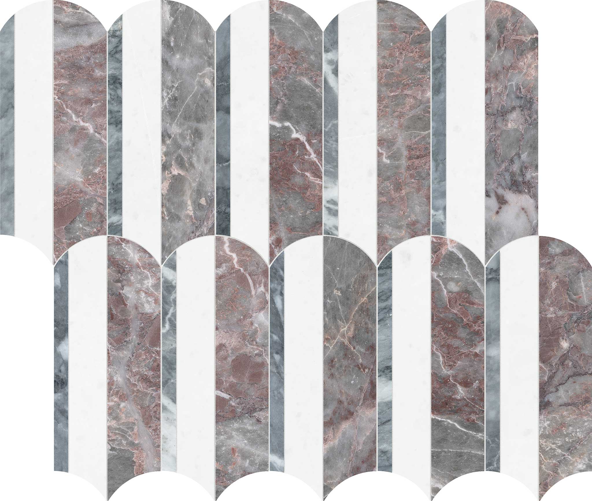 Utopio Hydros Blush Mosaic | In Home Stone