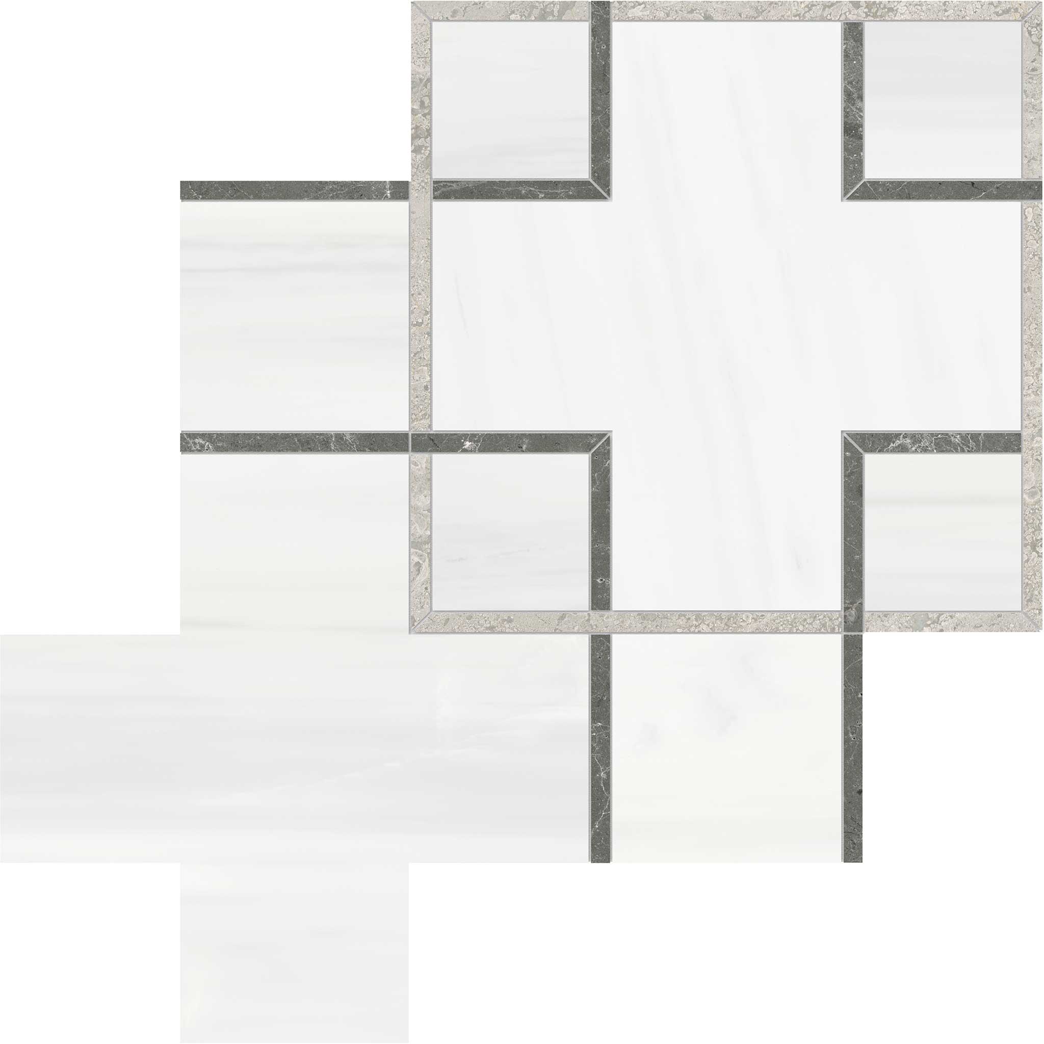 Utopio Schema Mist Mosaic | In Home Stone