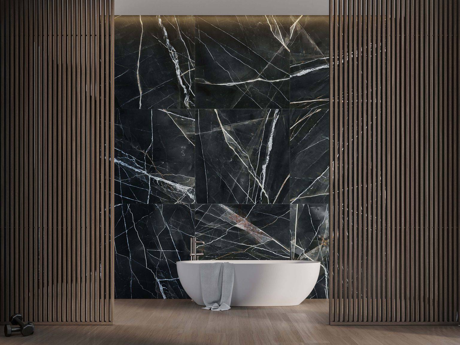 Royal Stoneworks REGAL BLACK VEIN 2 | In Home Stone
