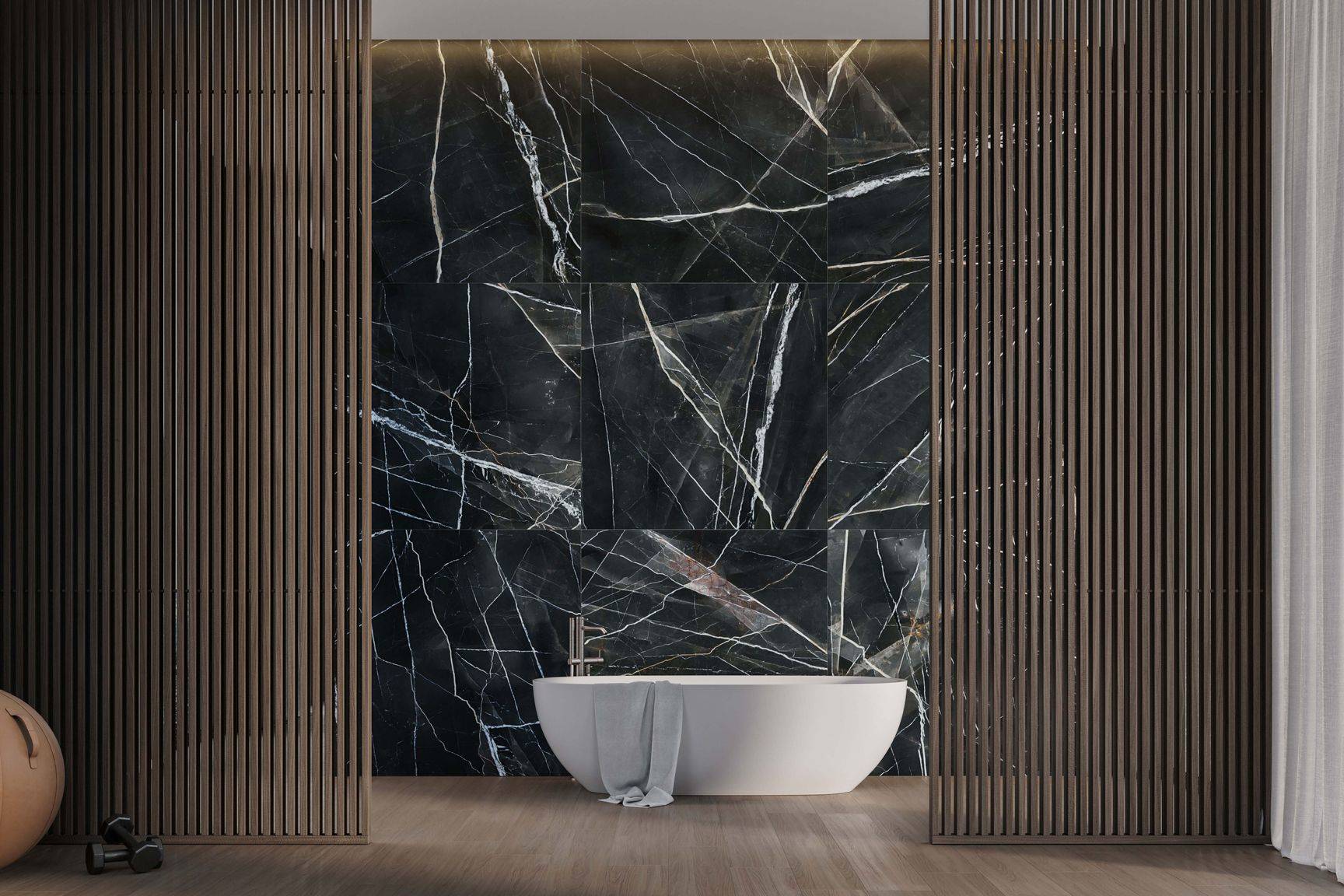 Royal Stoneworks REGAL BLACK VEIN 2 | In Home Stone