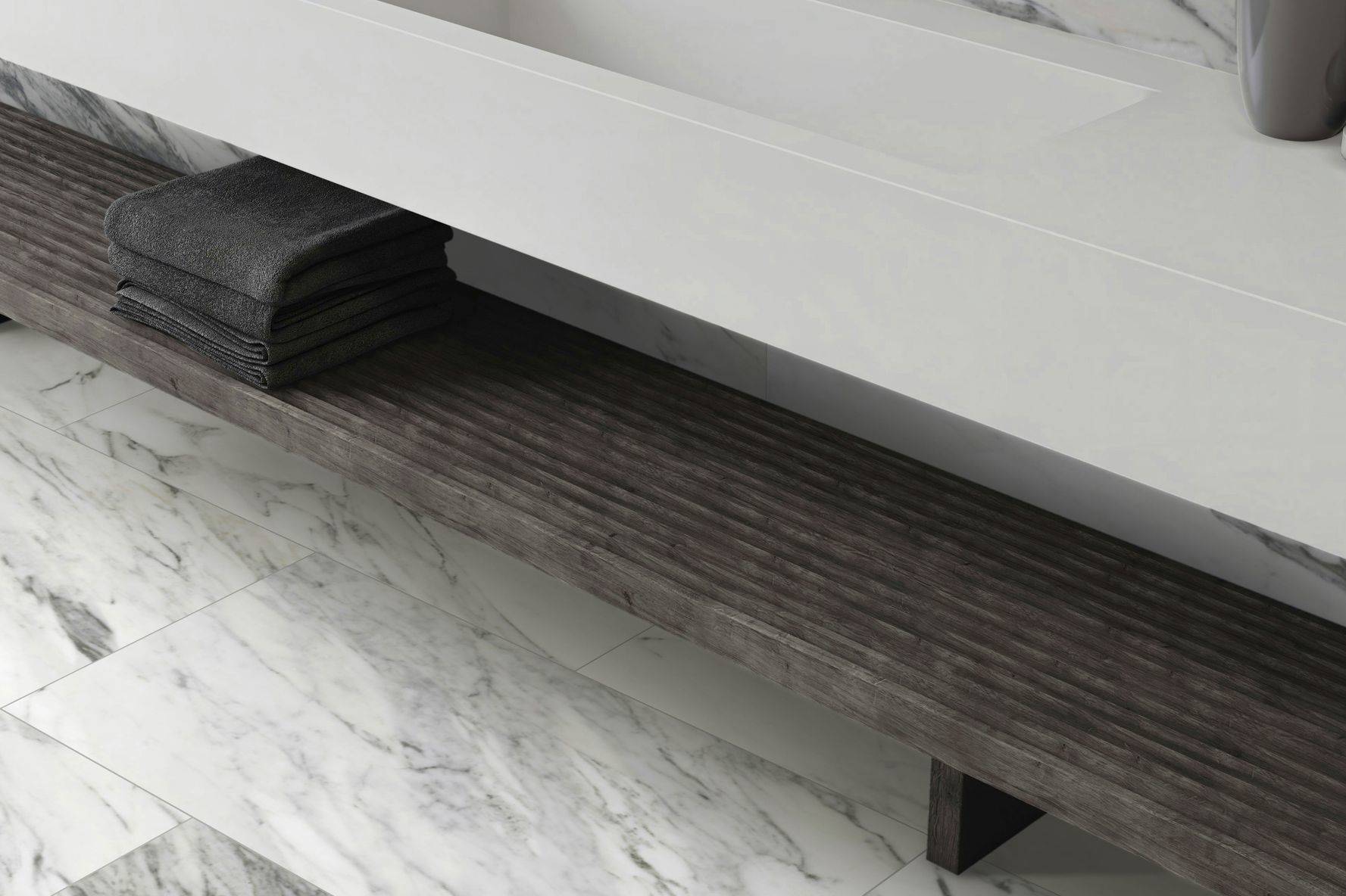 Royal Stoneworks REGAL WHITE VEIN 1 | In Home Stone