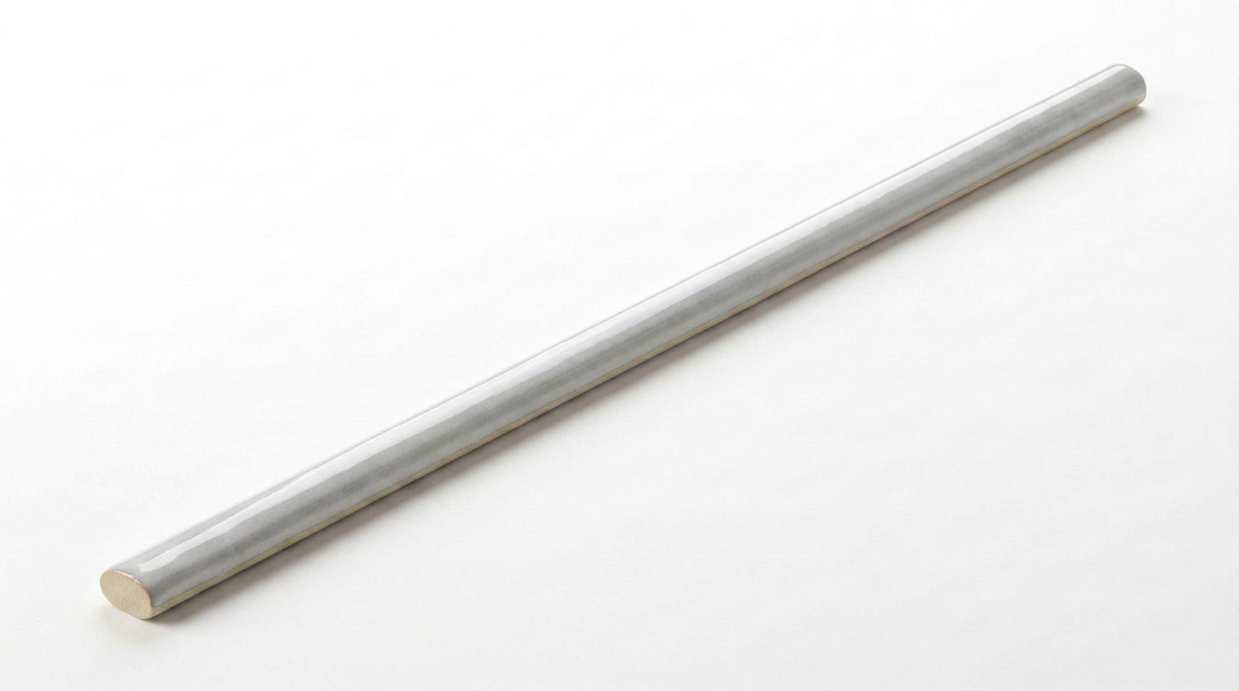 Aruba Silver Gloss .39x9 Trim | In Home Stone