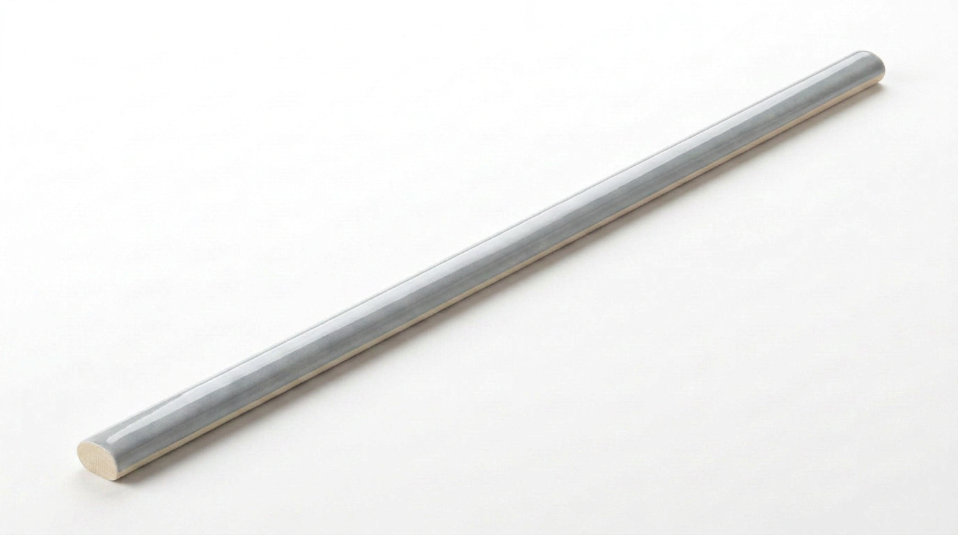 Aruba Steel Gloss .39x9 Trim | In Home Stone
