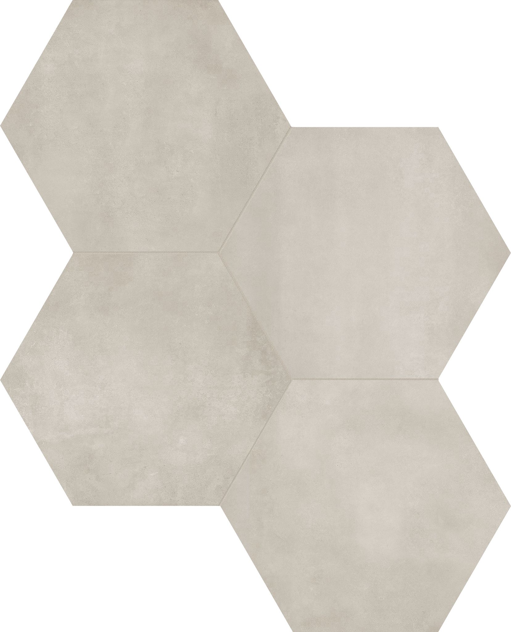 Form 7" Hexagon Sand | In Home Stone