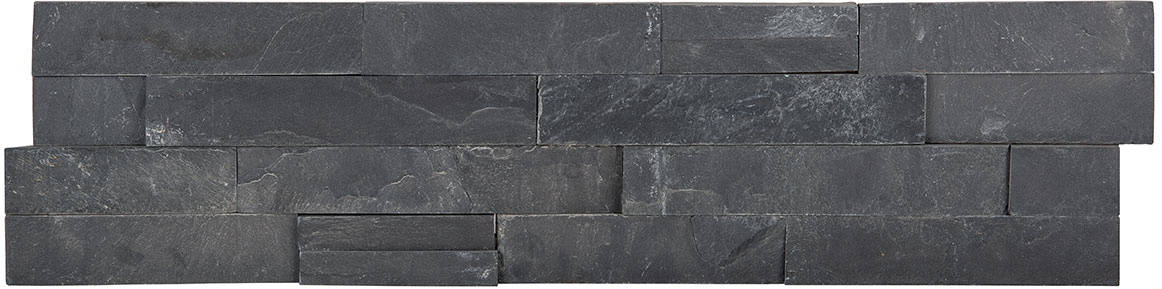 Ledger Stone 6x24 Carbon Split Face Corner | In Home Stone