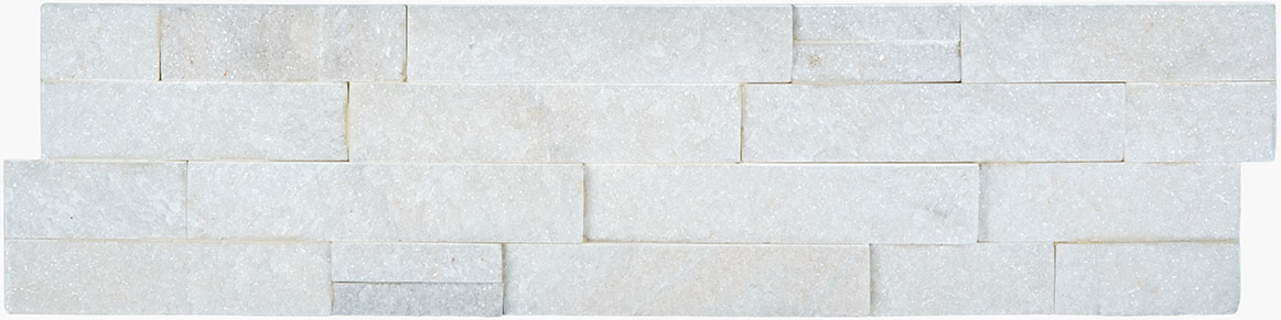 Ledger Stone 6x24 Glacier Split Face Corner | In Home Stone