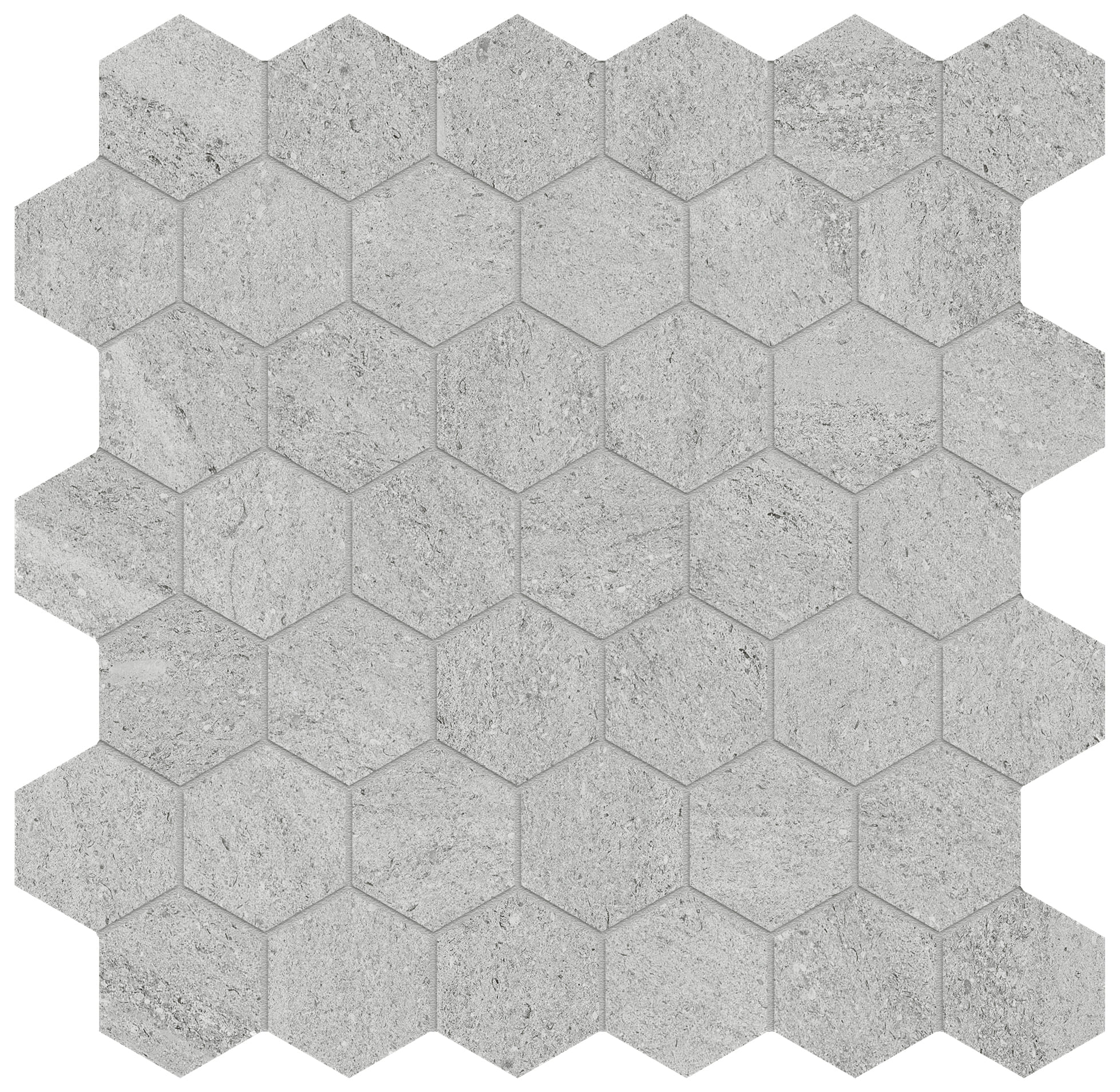 Lithoform 2" Hex Veincut Twilight | In Home Stone