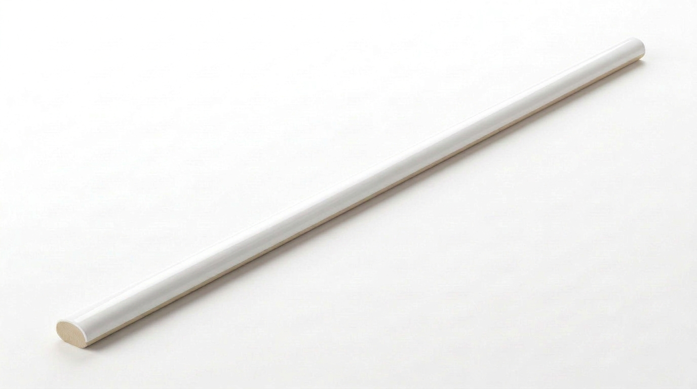 Sausalito 0.39X9 White Gloss Trim | In Home Stone