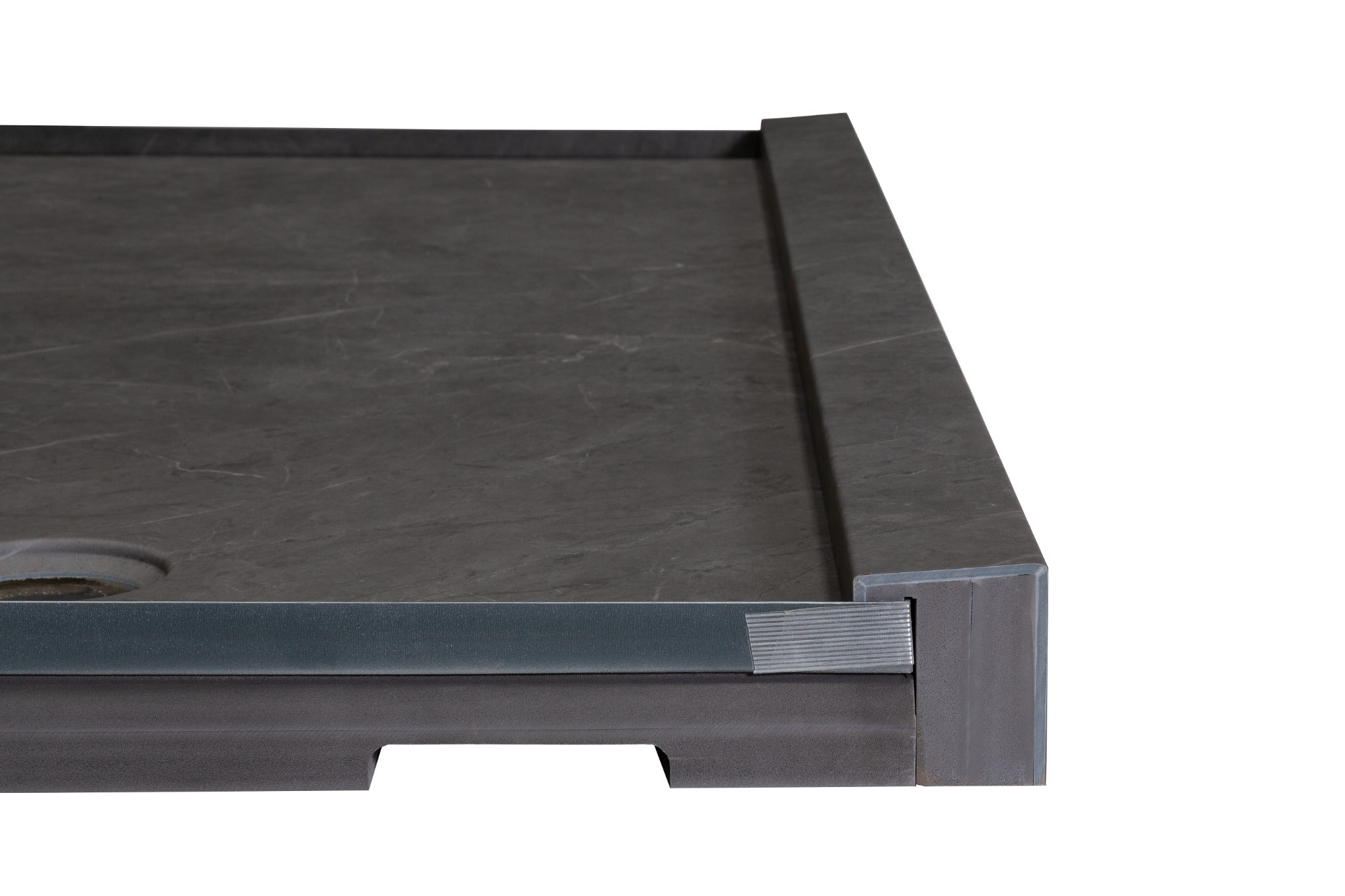 Shower Pan 30x60 Graphite Slate | In Home Stone
