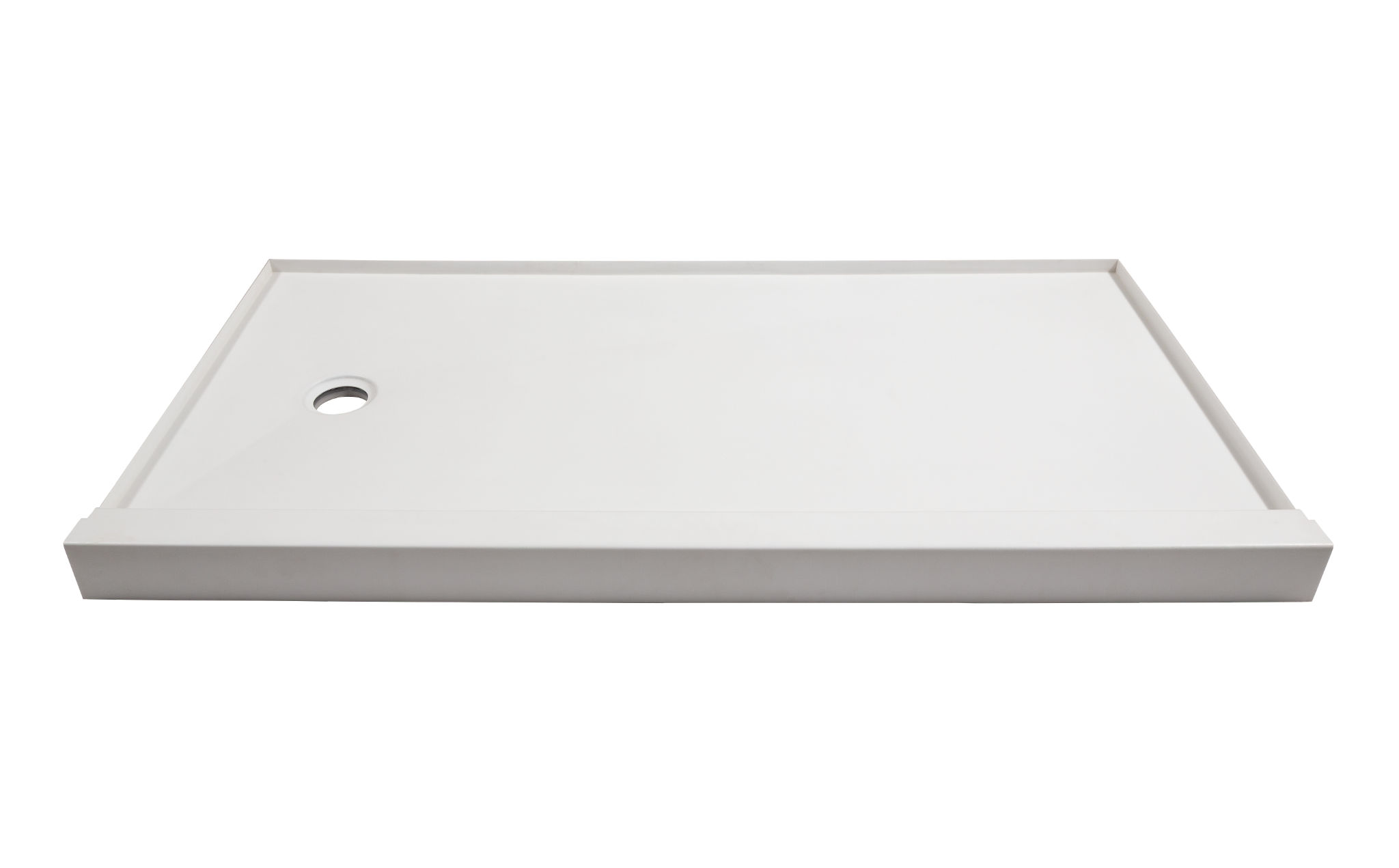 Shower Pan 30x60 Vivid White | In Home Stone