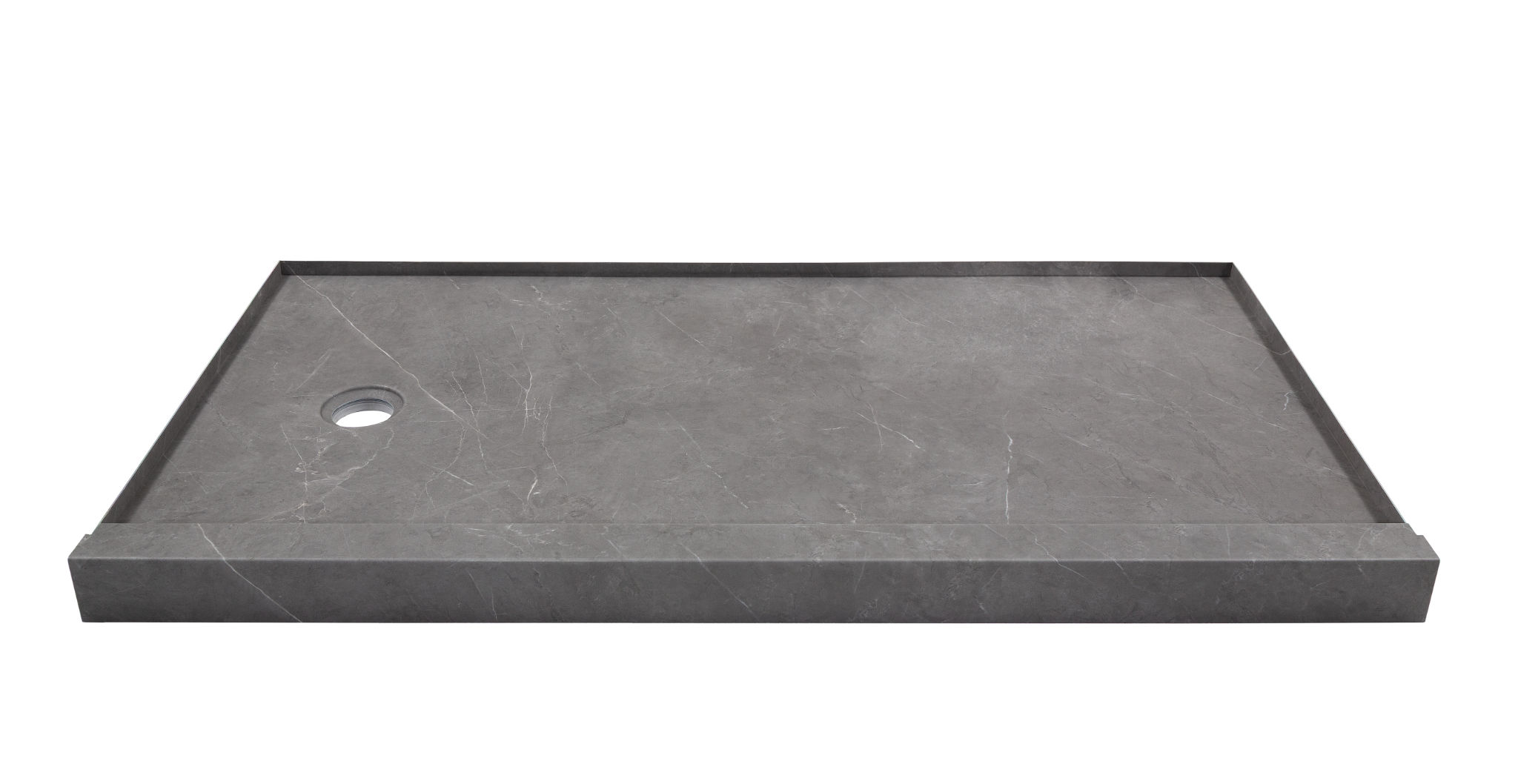 Shower Pan 32x60 Graphite Slate | In Home Stone