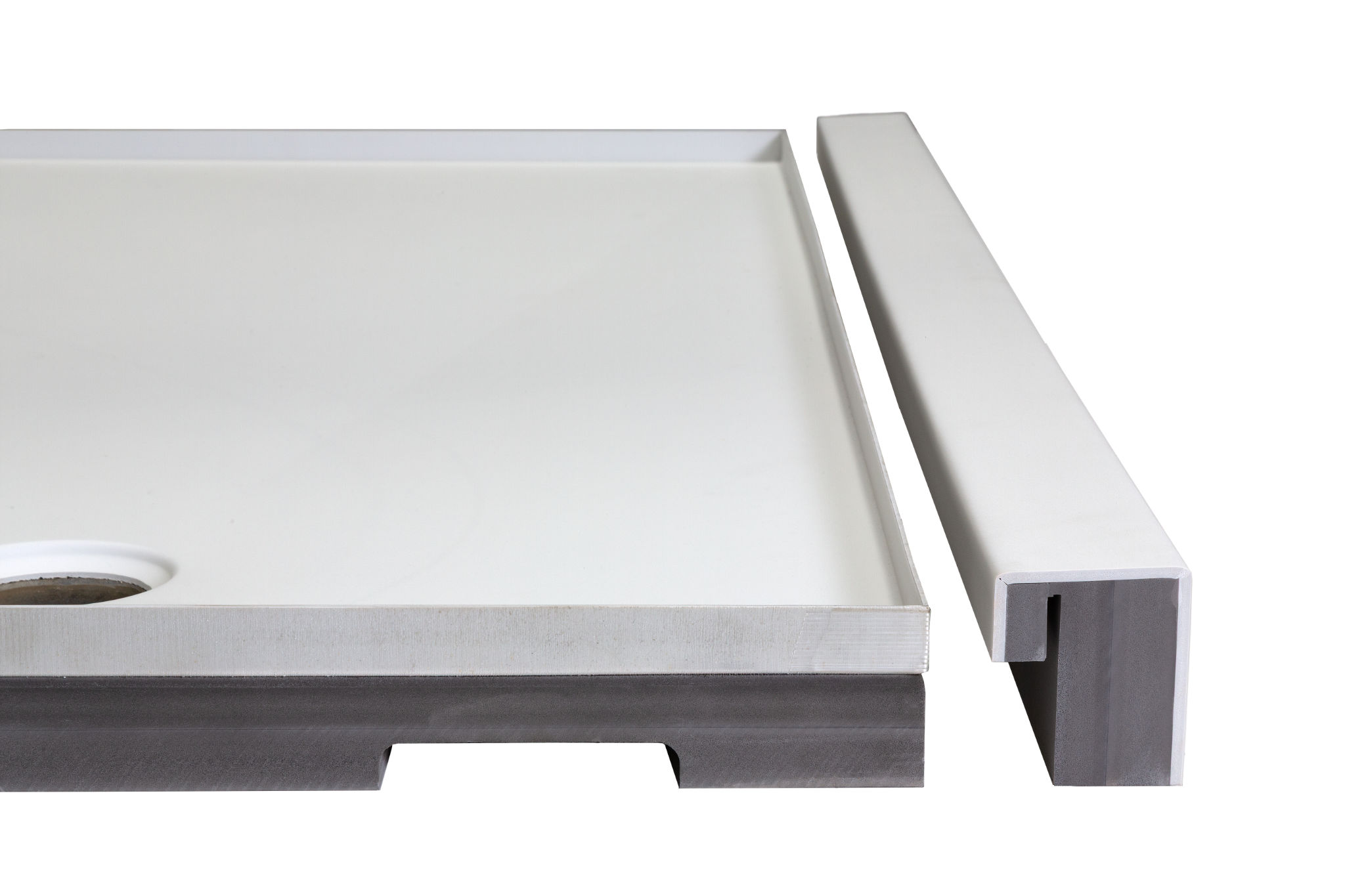 Shower Pan 32x60 Vivid White | In Home Stone