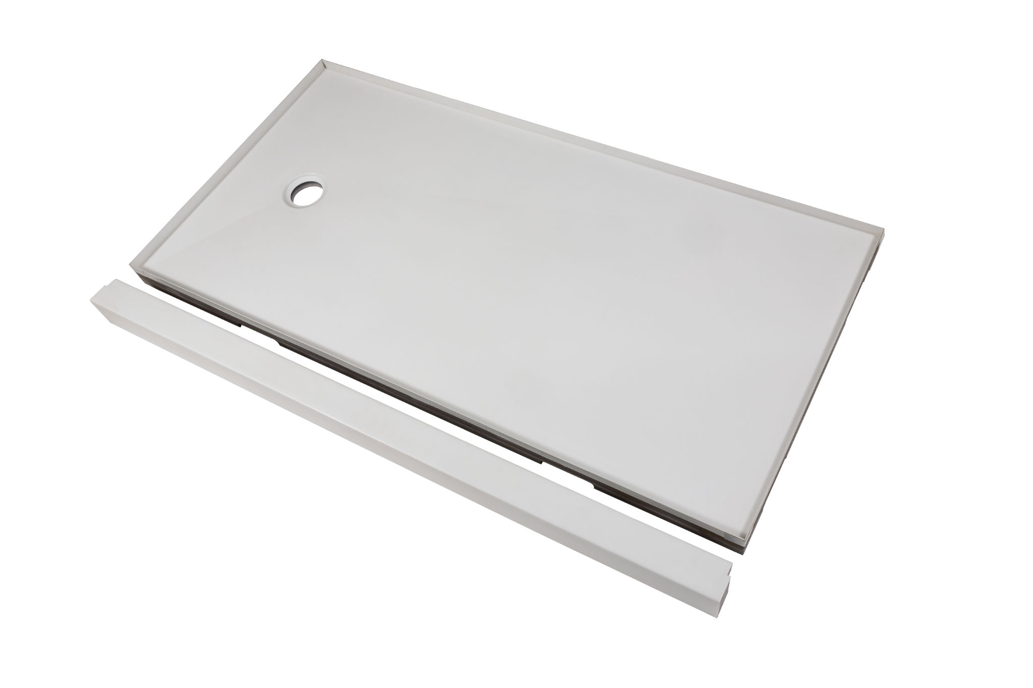 Shower Pan 32x60 Vivid White | In Home Stone