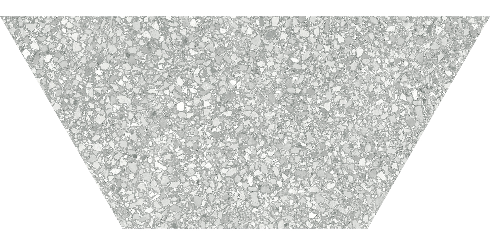 Station 10x24 Ash Half Hexagon | In Home Stone