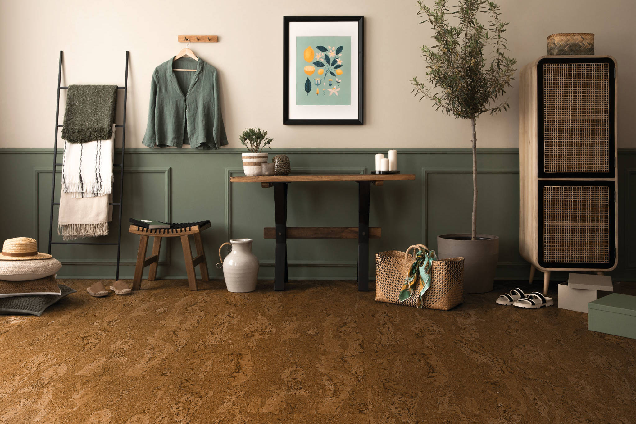 True Earth Cork Click 14 | In Home Stone