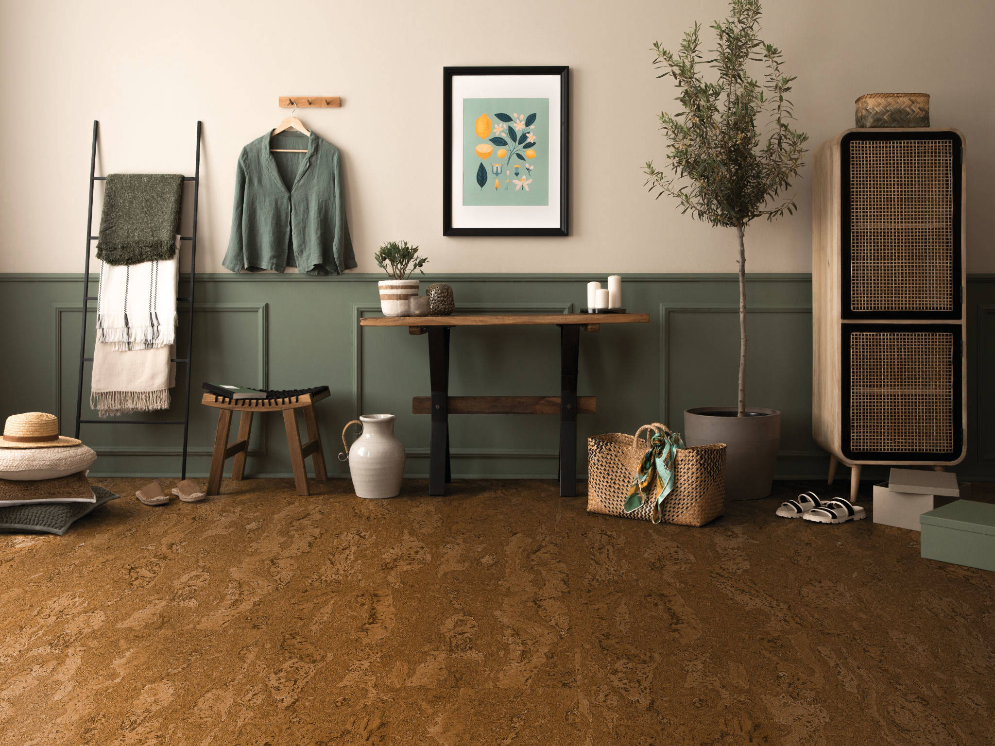 True Earth Cork Click 14 | In Home Stone